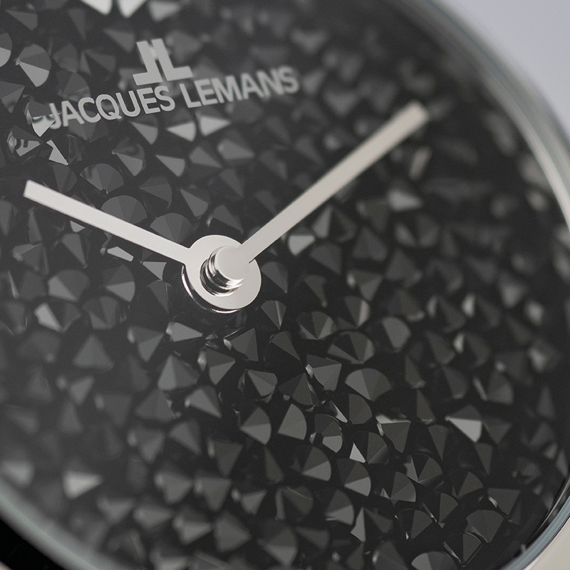 Jacques Lemans Quarzuhr »Milano, 1-2035.1G«, Armbanduhr, Damenuhr, Swarovski-Kristalle, Edelstahlarmband