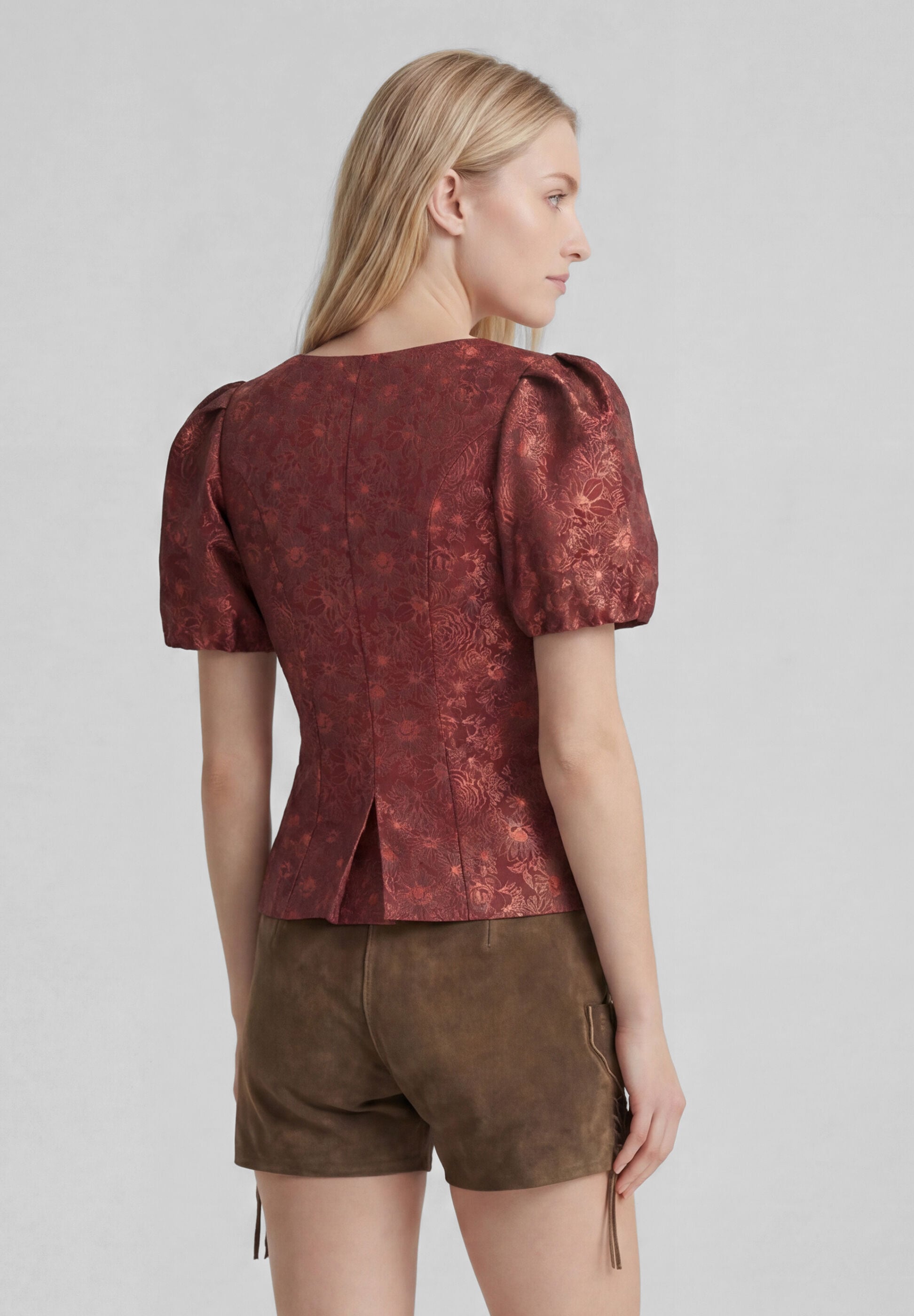 Spieth & Wensky Klassische Bluse »Spieth & Wensky Trachtenmieder Kedri« mit Blumenmuster