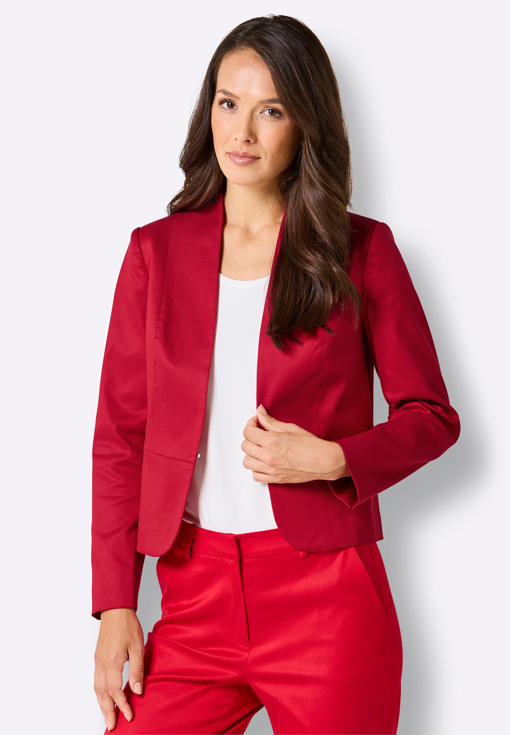 creation L Kurzblazer »Lyocell-Blazer Kurzblazer mit Viskose-Futter«