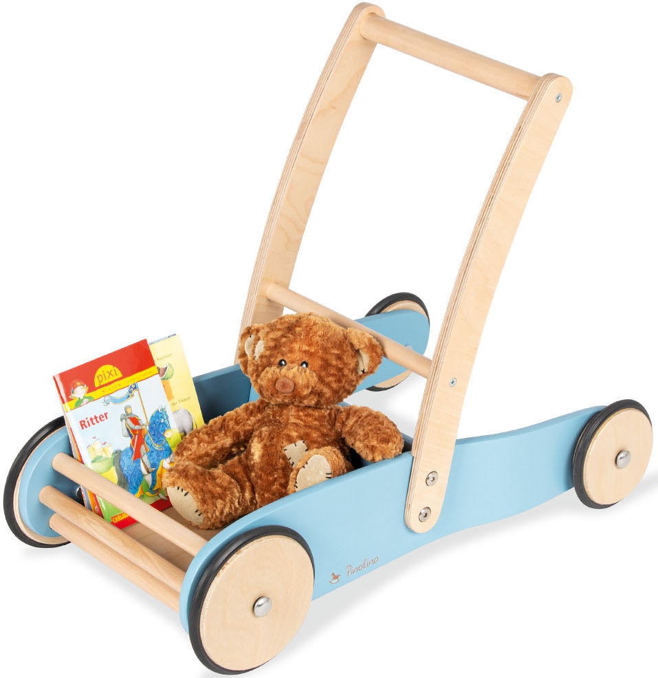 Pinolino® Lauflernwagen »Uli, blau«, aus Holz, Made in Europe