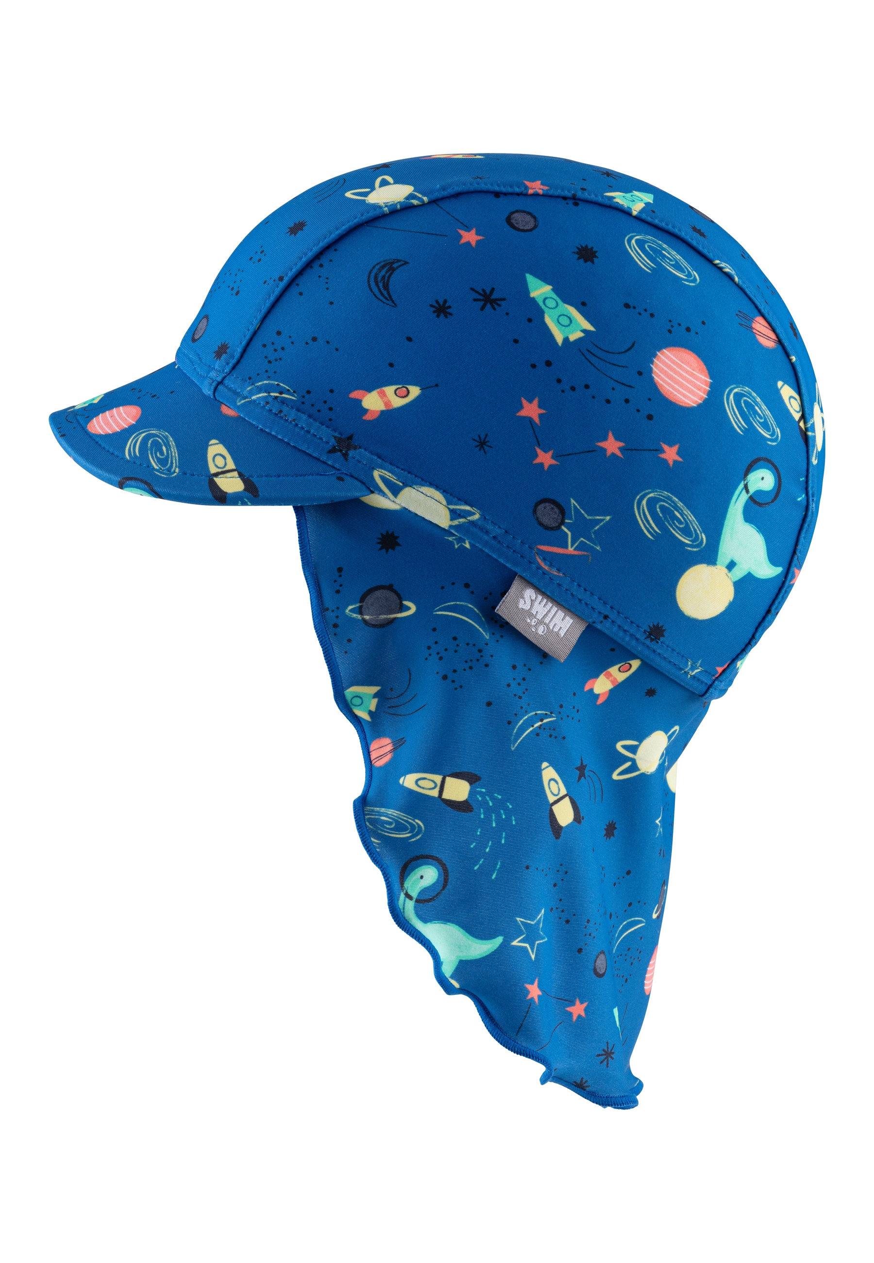 Sterntaler® Schirmmütze »Bademütze mit Nackenschutz Weltraum«
