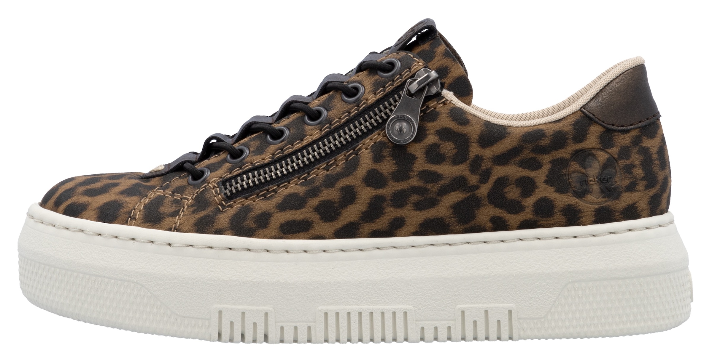 Rieker Plateausneaker, Sneaker, Slip-On Sneaker, Slipper mit Schaftrandpolster
