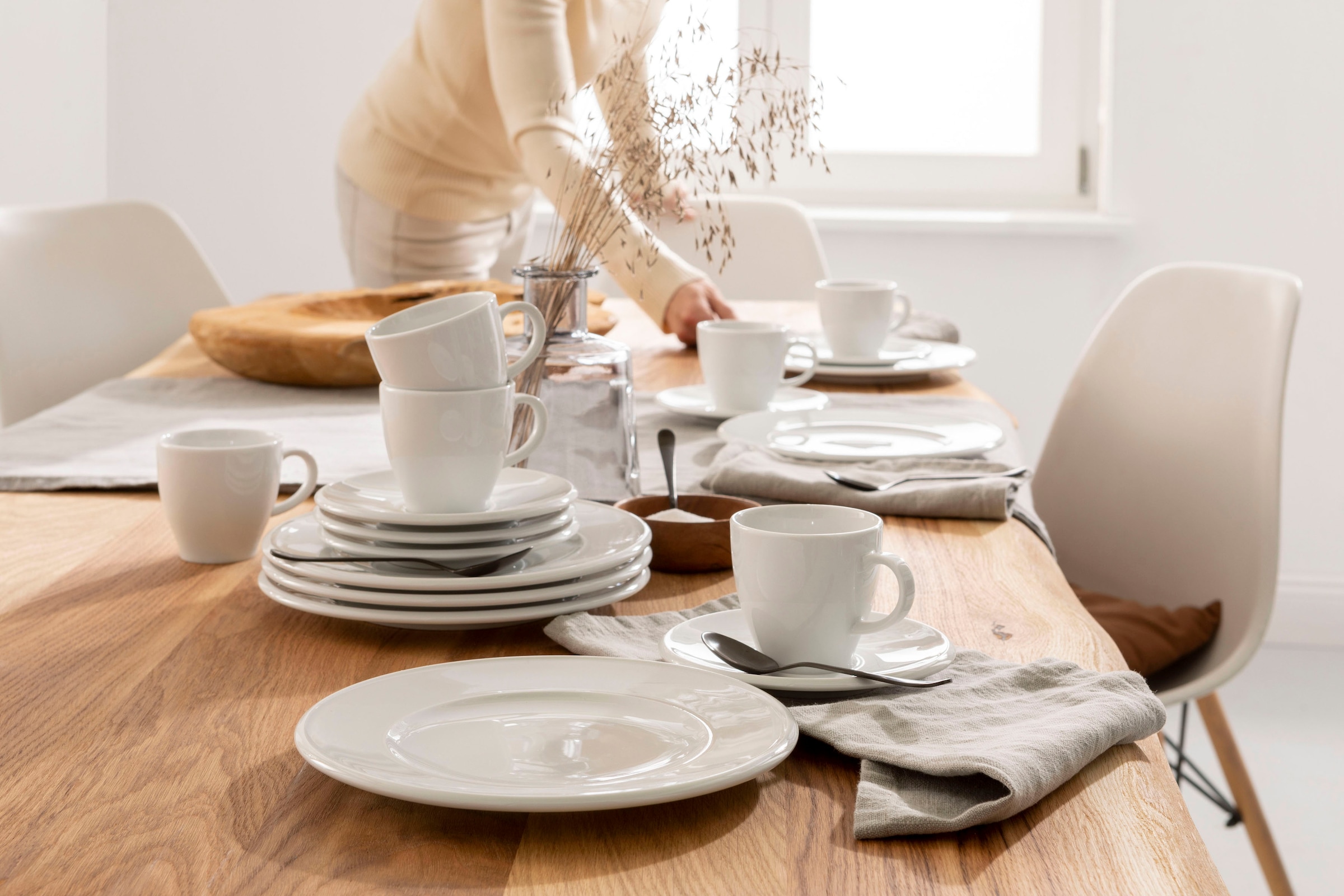 Retsch Arzberg Kaffeeservice »Geschirr-Set, Service Novo« Made in Germany, 18 Teile, für 6 Personen