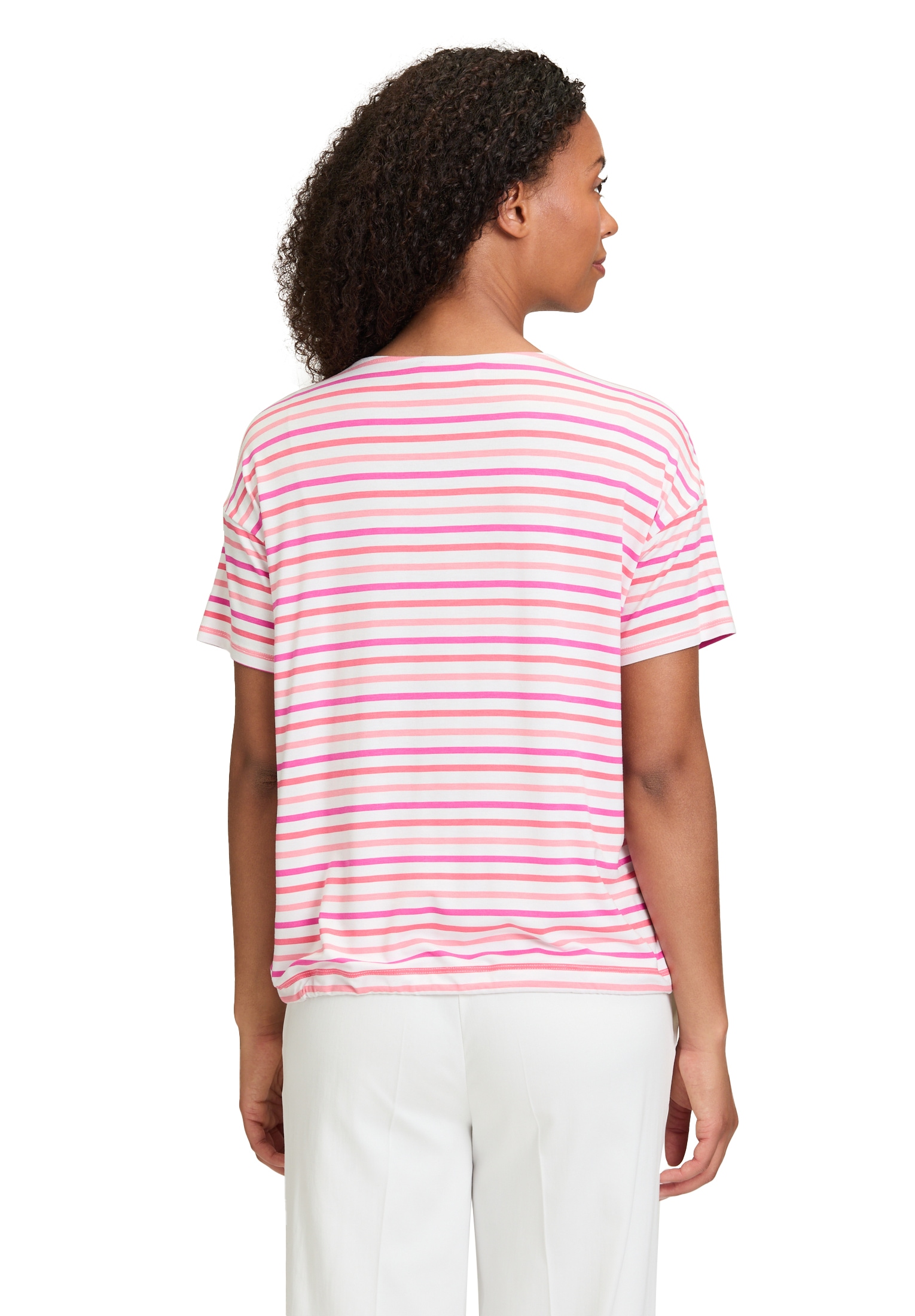 Betty Barclay Kurzarmshirt »Ringelshirt mit Tunnelzug«