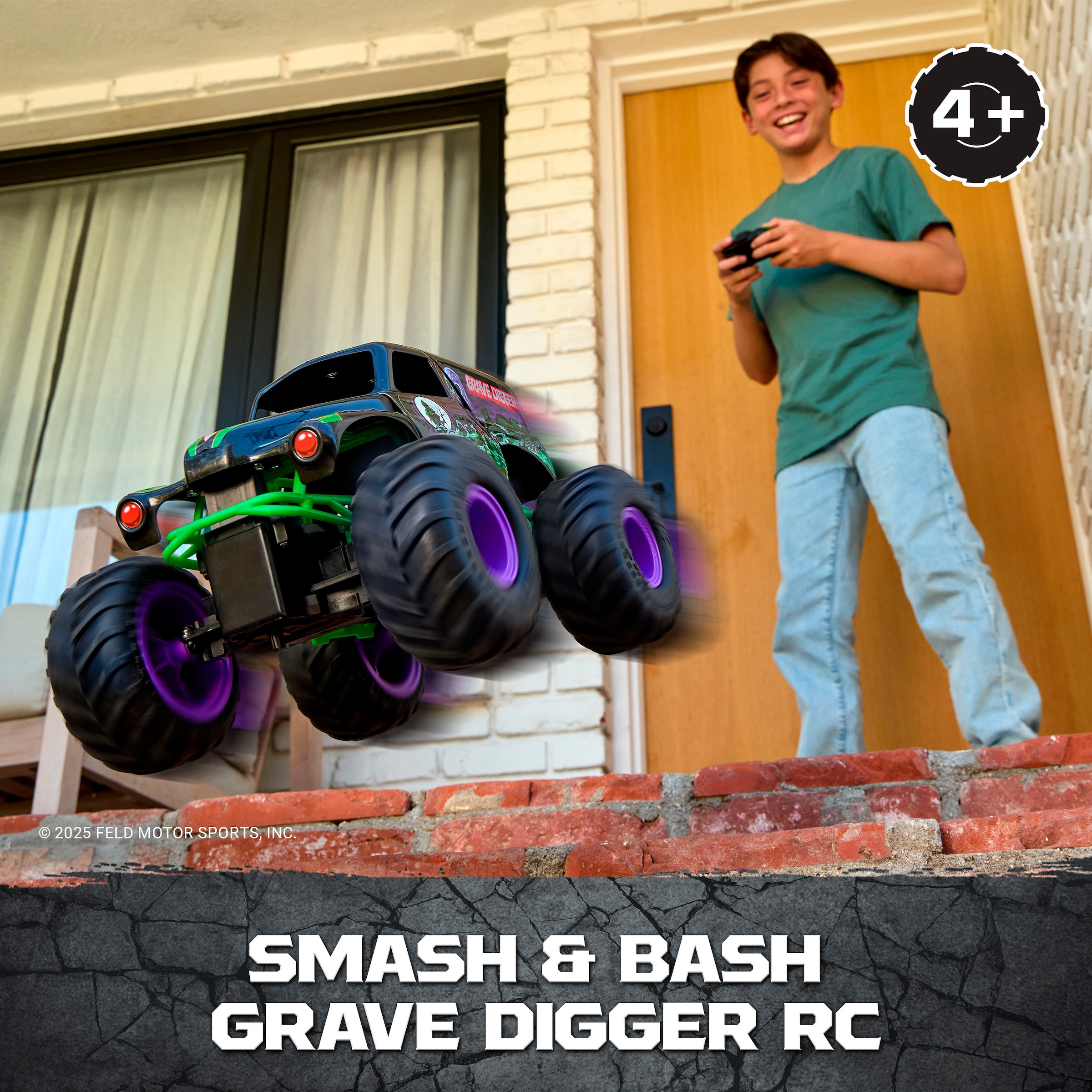 Spin Master RC-Monstertruck »Monster Jam - Smash 'n Bash Grave Digger«