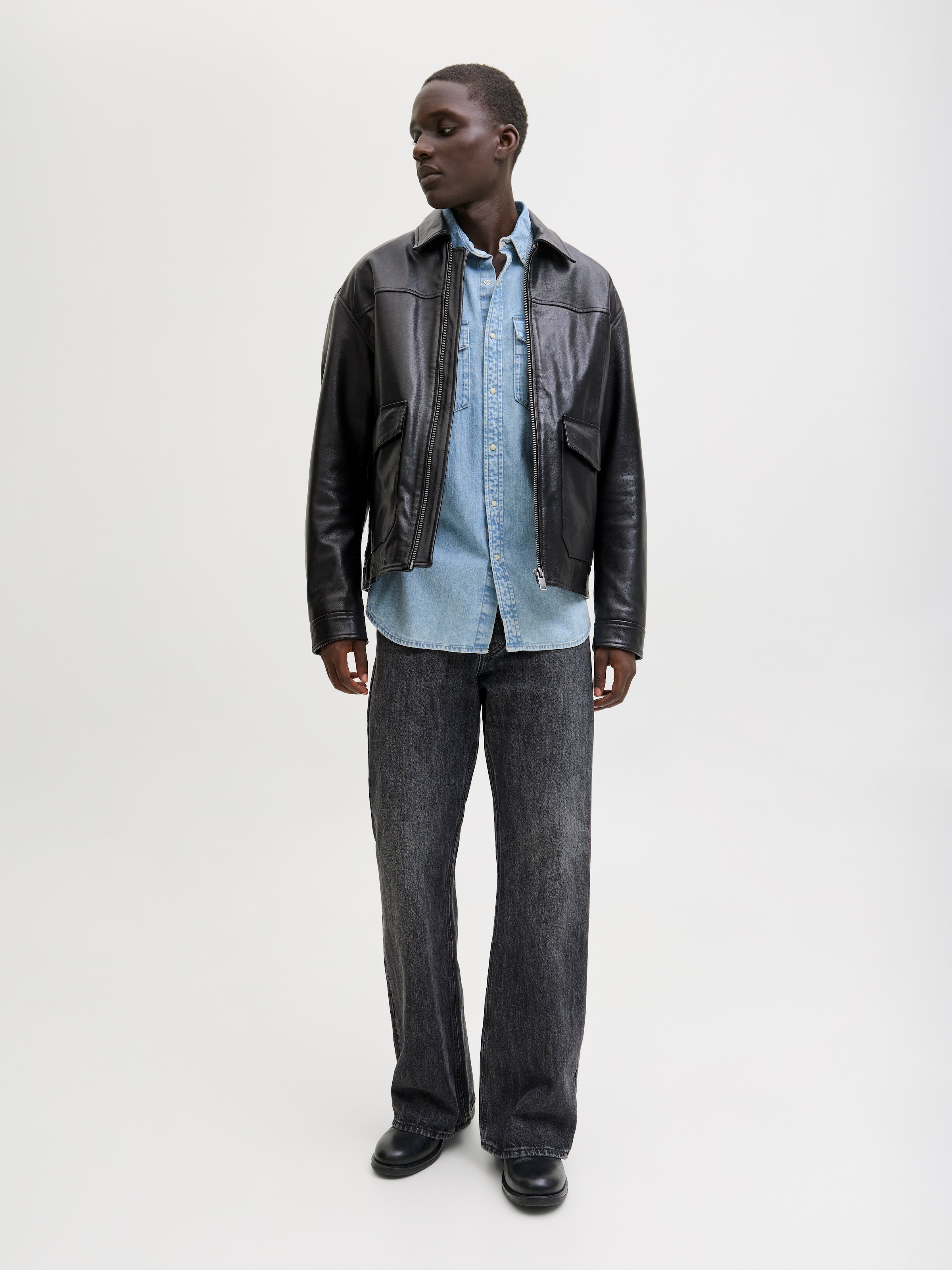 Jack & Jones Jeanshemd »JJEWESTERN JJSHIRT AT 187 NOOS« mit Brusttaschen