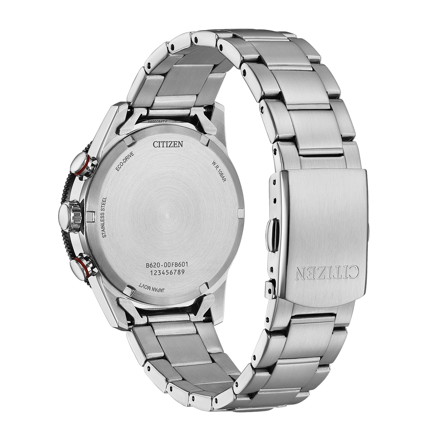 Citizen Chronograph »Racing Chrono« Armbanduhr, Solar, Herrenuhr, Edelstahlarmband, analog, Big Date