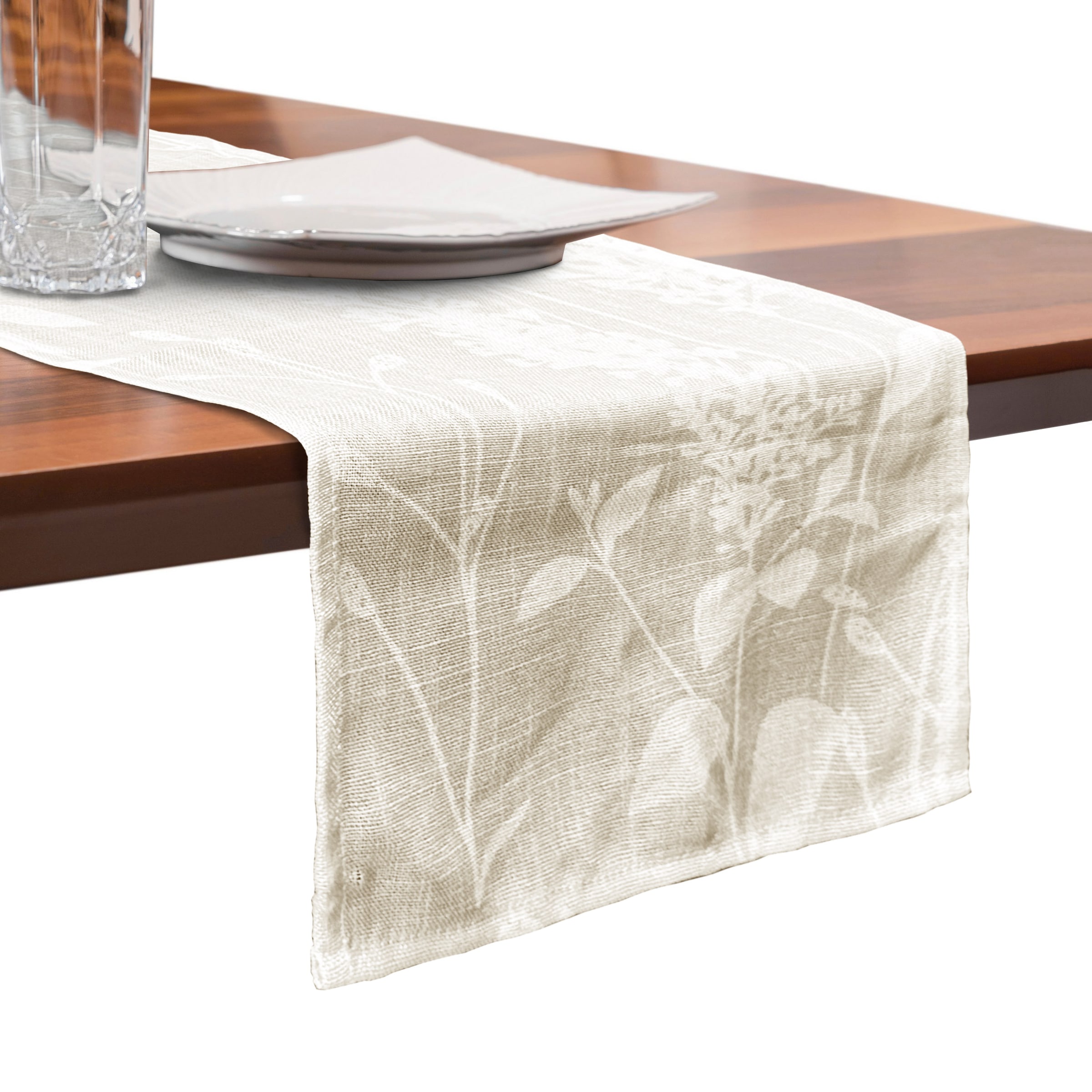 OTTO home Tischläufer "Linnah" Uni, strukturiert, Esszimmer, Dekoration Zimmer, basic