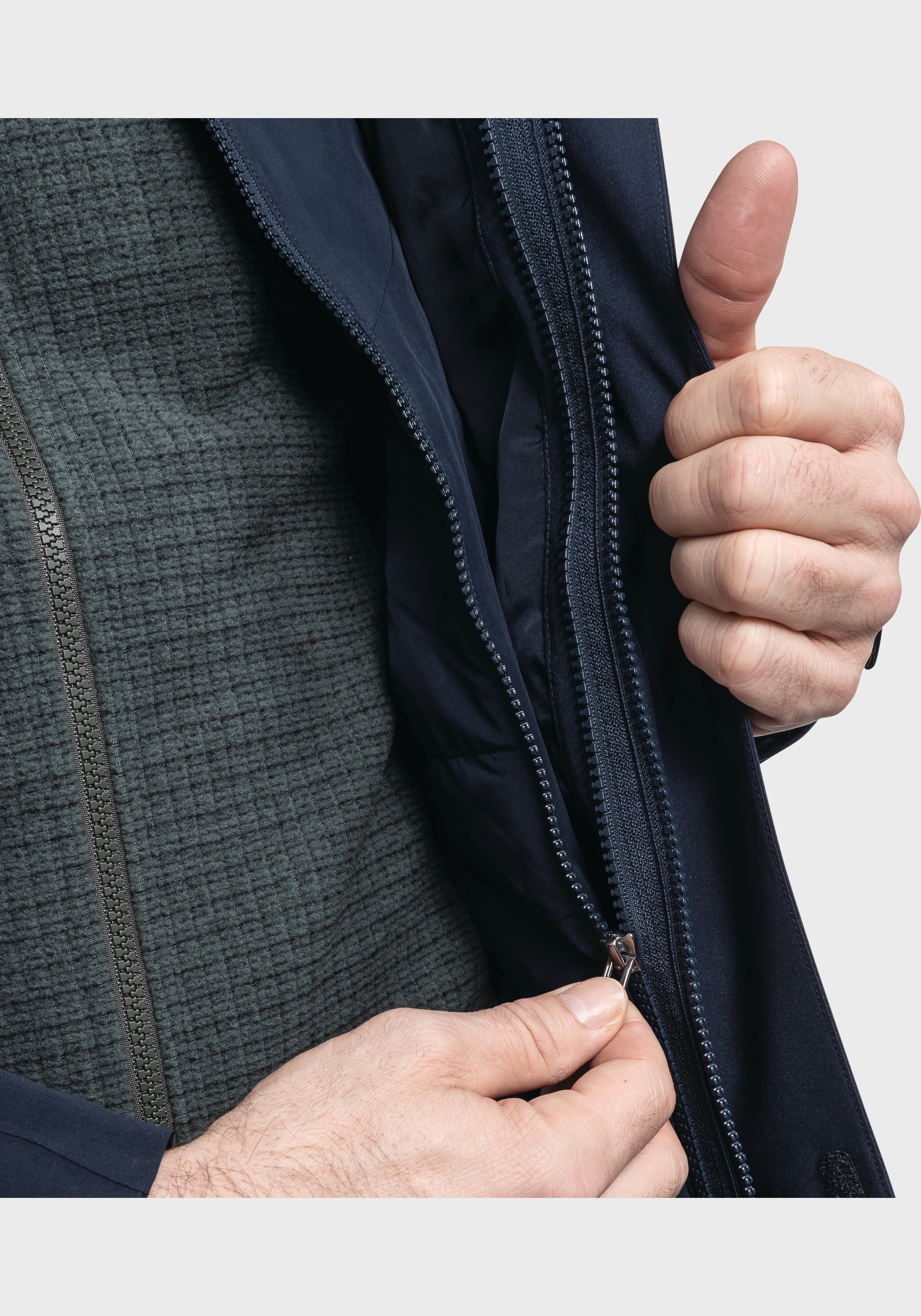 Schöffel Doppeljacke »Hiking 3in1 Jacket Style Tamina MNS«, ohne Kapuze