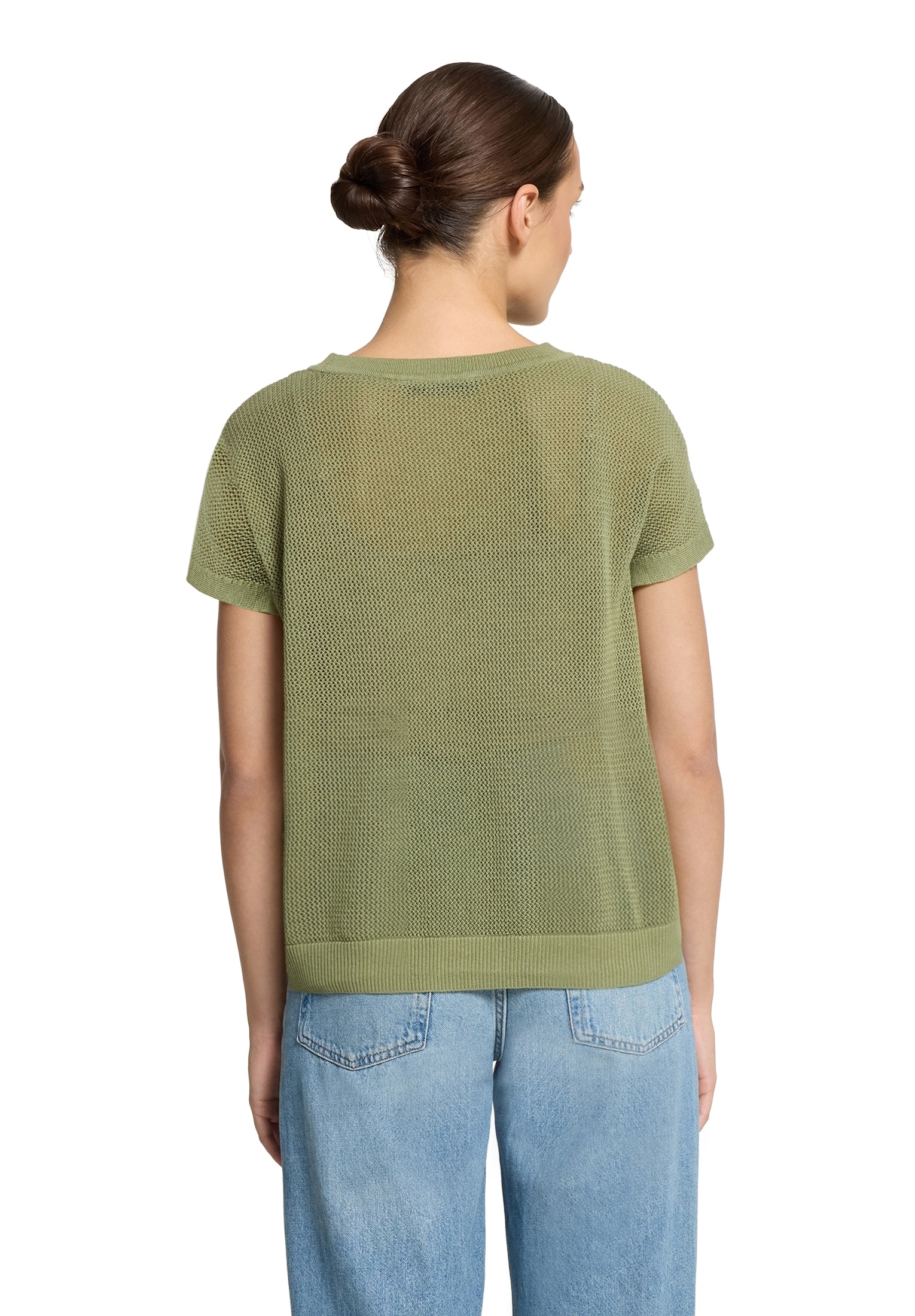 Betty Barclay Rundhalspullover »Lochstrick-Pullover ohne Arm«