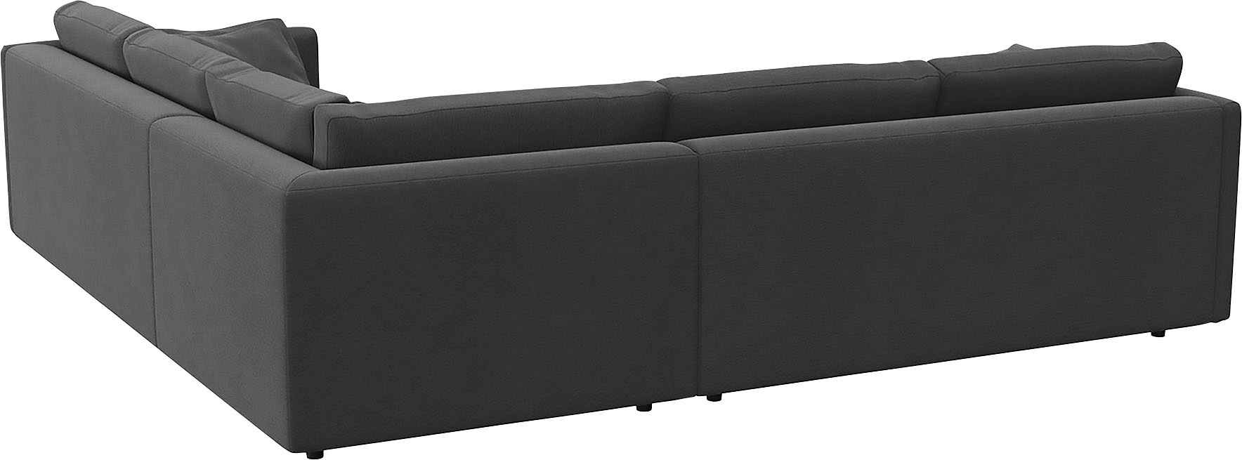 FLEXLUX Ecksofa »Lovane gleichschenklig, bequem und komfortabel« Weich & anschmiegsam, große Sitztiefe auf Kaltschaum, Dekokissen inkl.