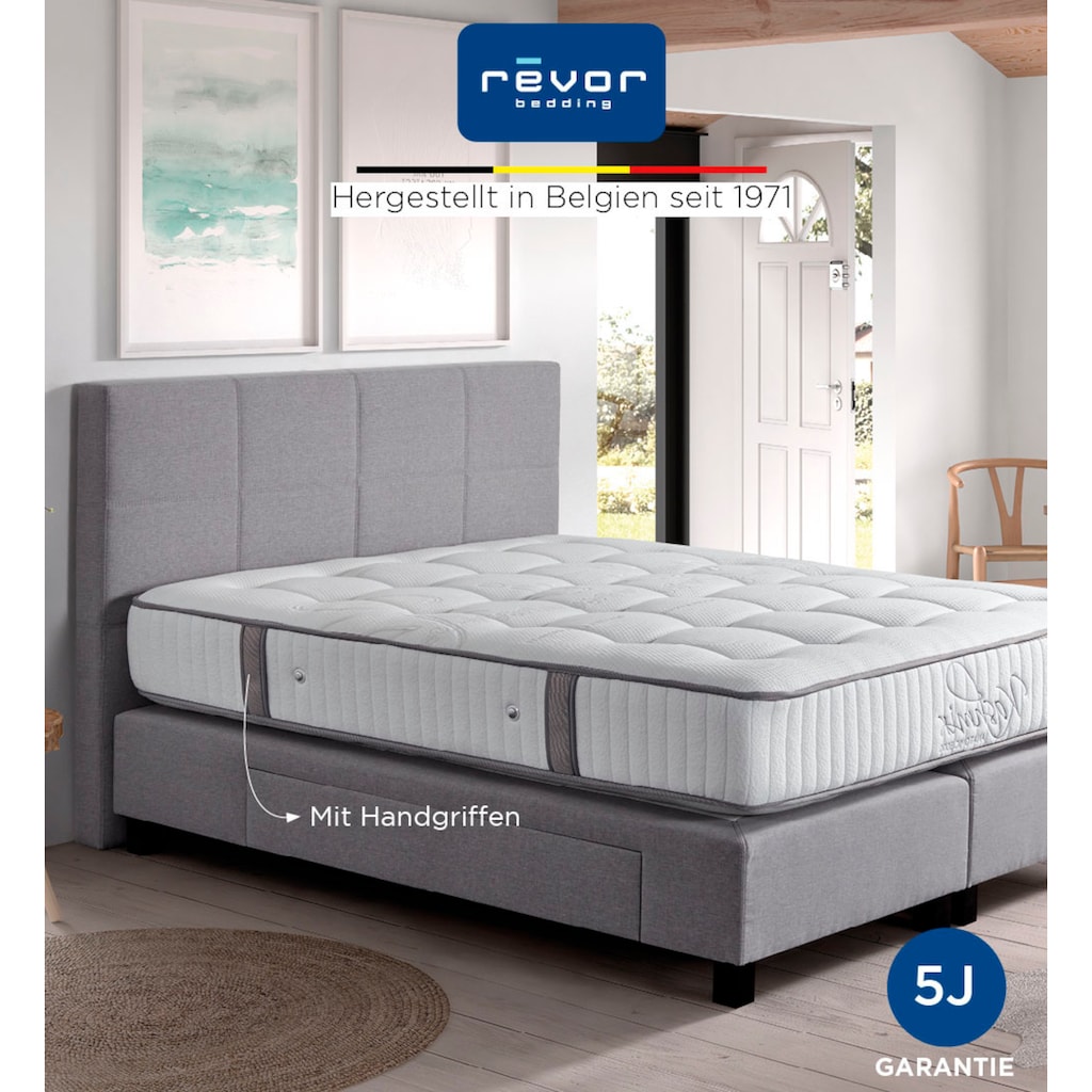 Revor Bedding Taschenfederkernmatratze »Kashmir Anatomic 3000 Gelpulse«, 28 cm hoch, Raumgewicht: 65 kg/m³, 3000 Federn, (1 St.)