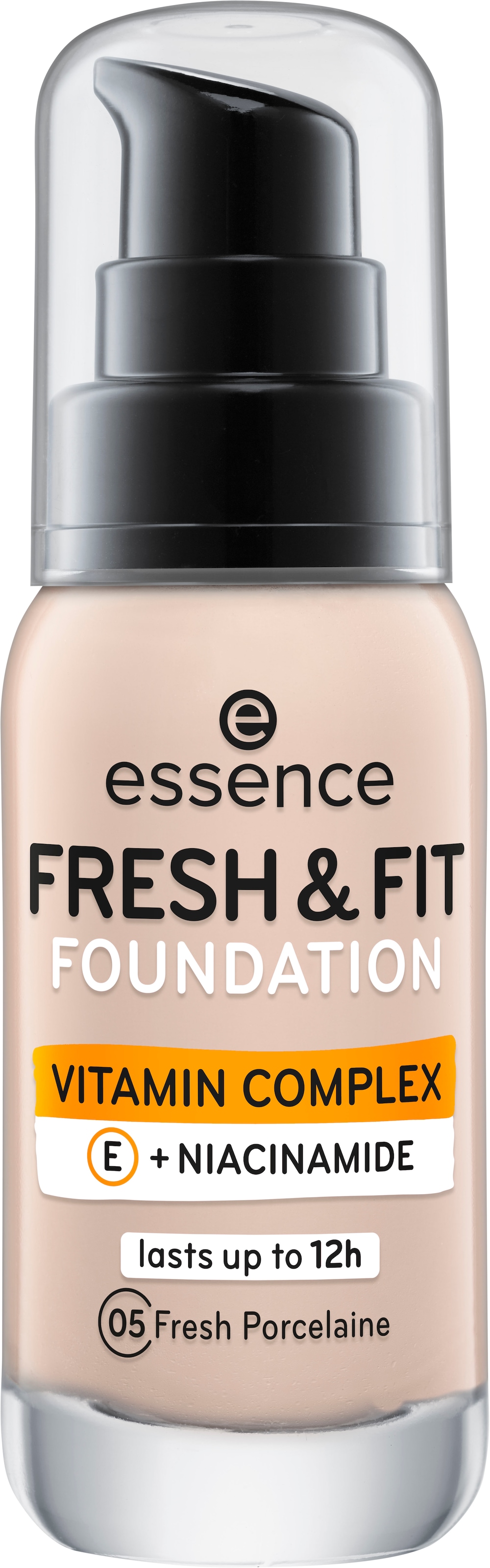 Essence Foundation »FRESH & FIT FOUNDATION«, (Set, 3 tlg.), mit Vitamin-Komplex