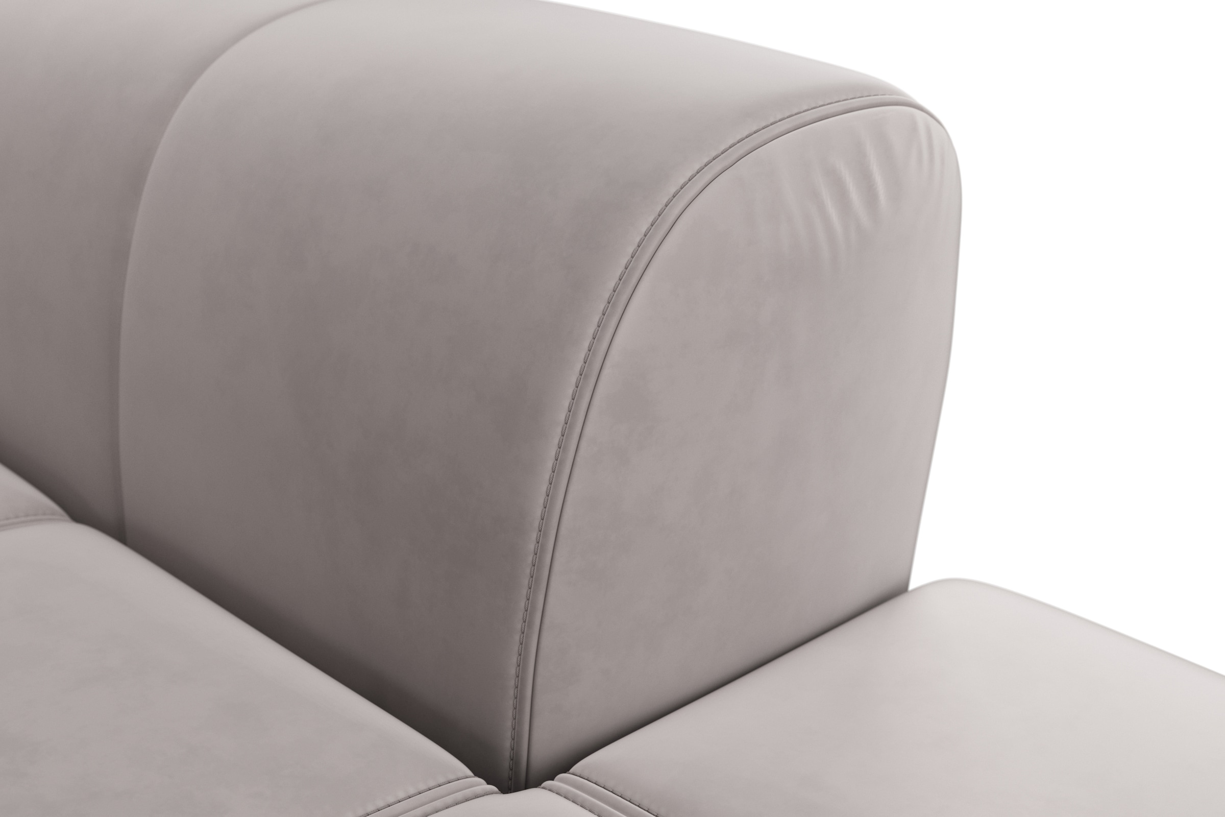 sit&more Ecksofa »Bendigo L-Form« inklusive Sitztiefenverstellung, Bodenfreiheit 15 cm, in 2 Fußfarben