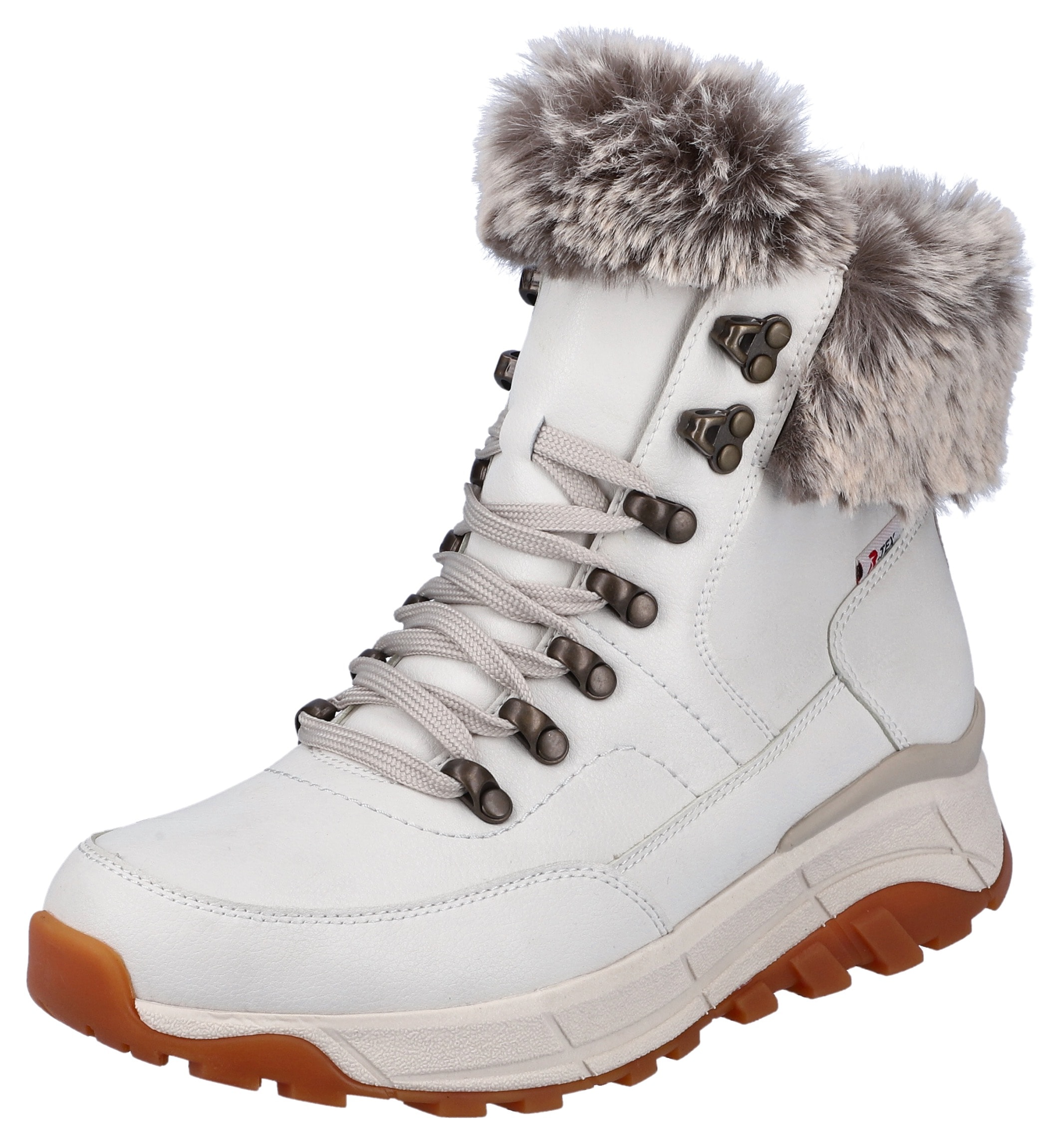 Winterboots, Hightop Sneaker, Schnürboots, Winterschuh mit Lammwollfutter