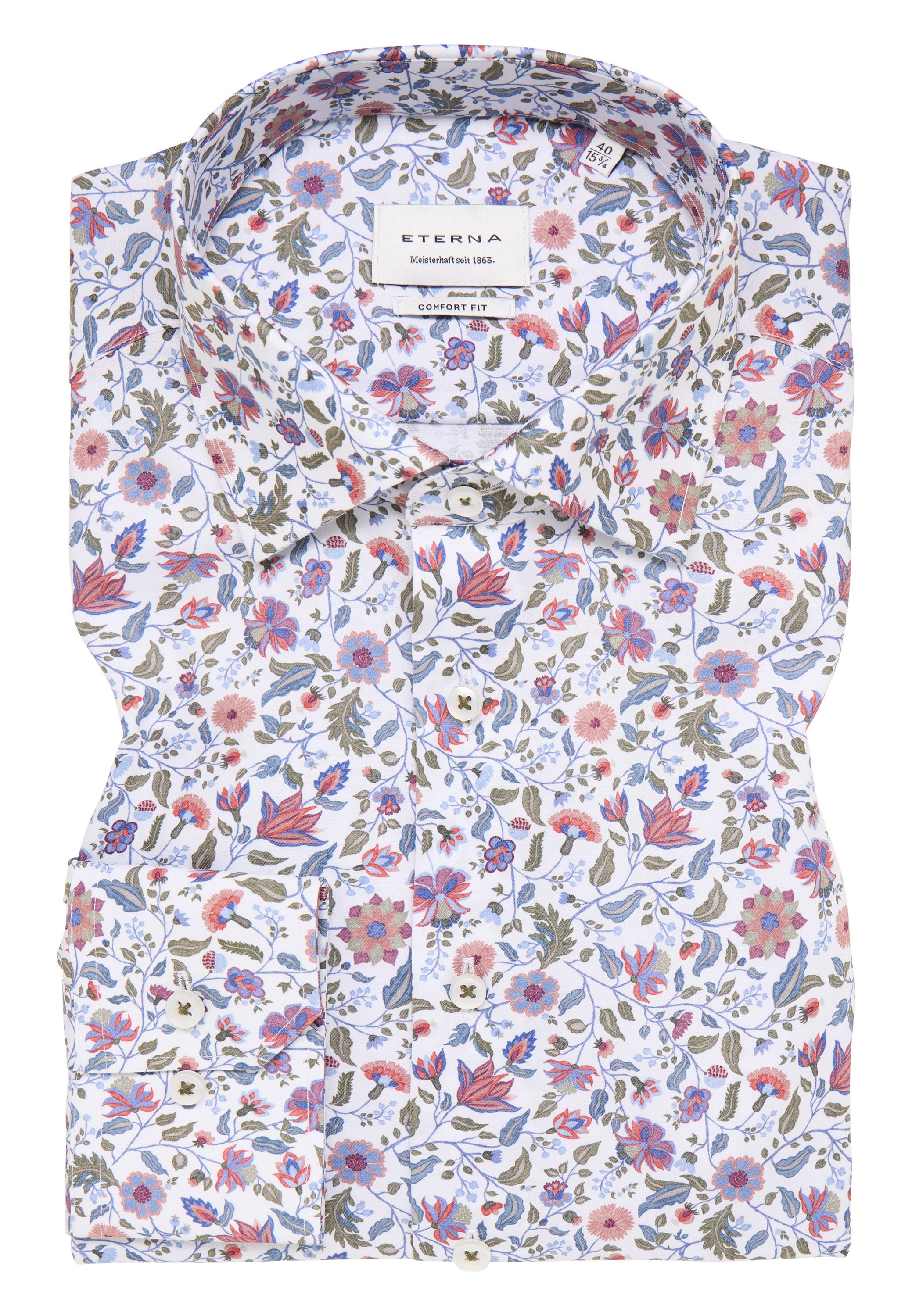 Eterna Langarmhemd »COMFORT FIT«, NON IRON (bügelfrei)