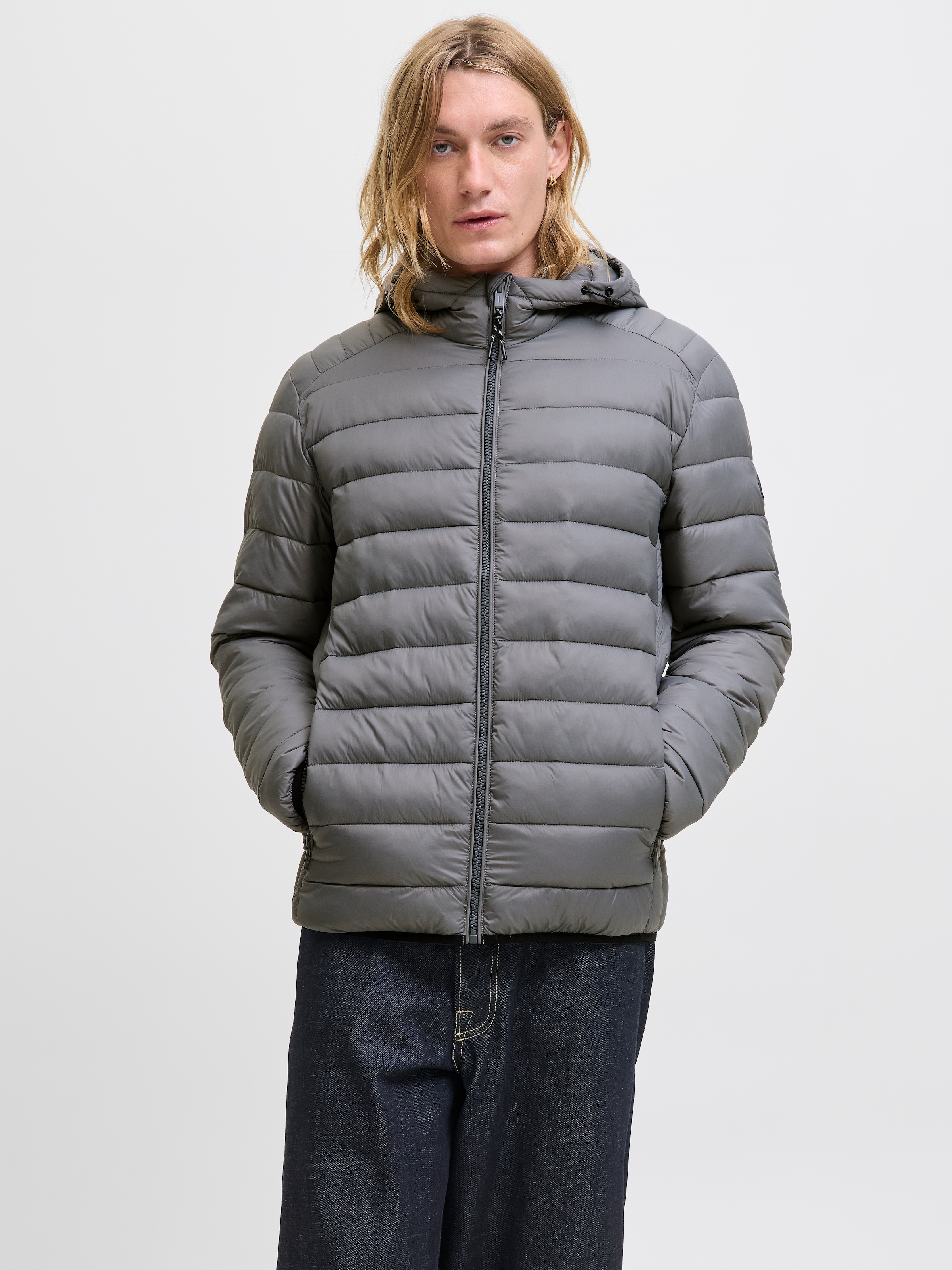 Jack & Jones Steppjacke »JJEBRADLEY LIGHT PUFFER HOOD NOOS« mit Kapuze