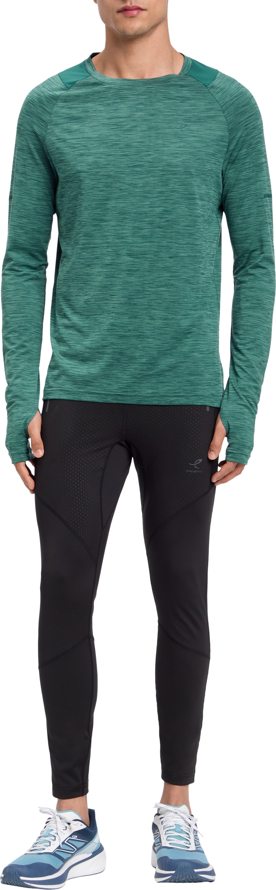 Energetics Laufshirt »HE.-LANGARMSHIRT AILO LS M« Langarm, elastisches Material, atmungsaktive Mesheinsätze