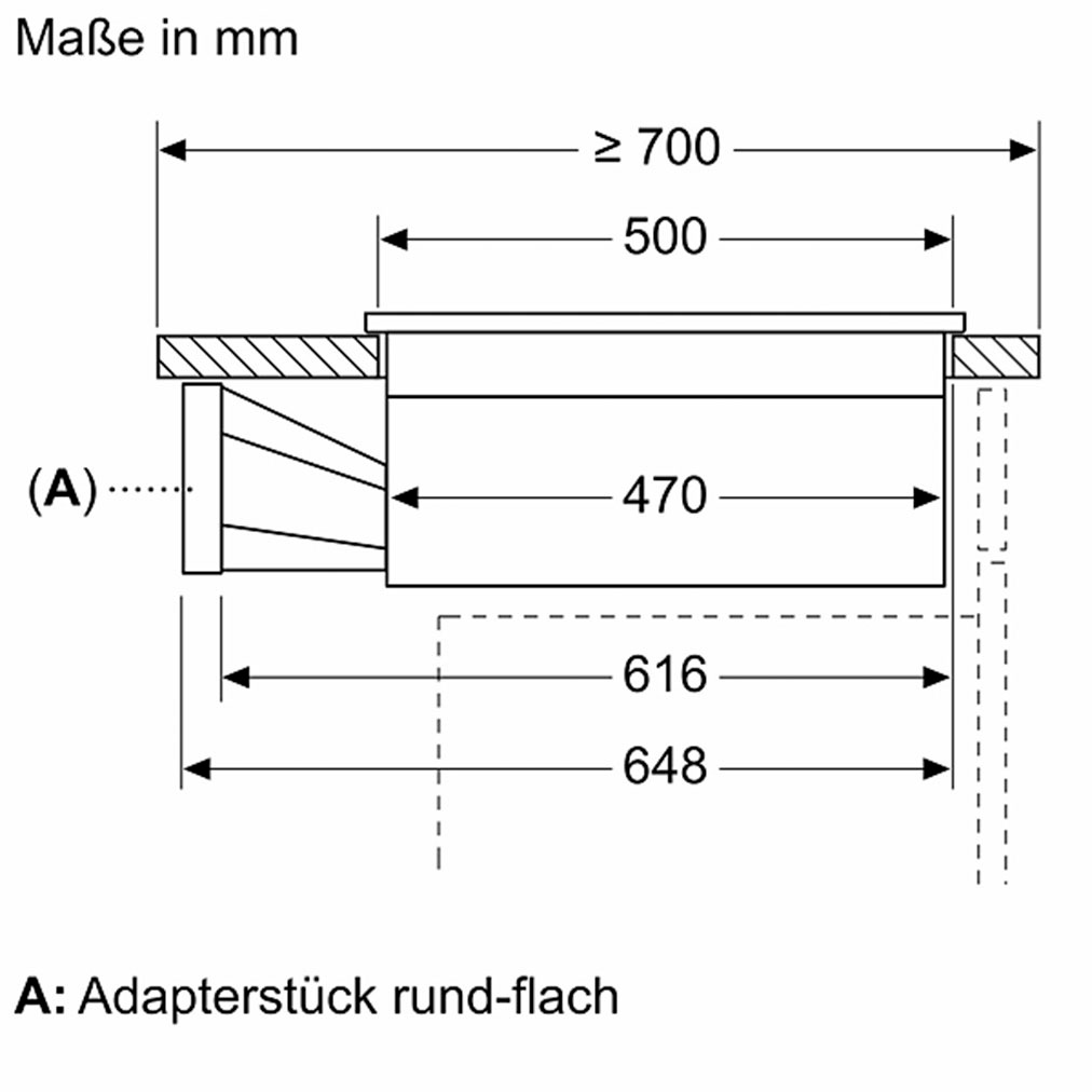 SIEMENS Kochfeld mit Dunstabzug »ED811HQ26E«, mit Flachkanal