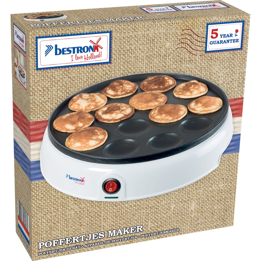 bestron Poffertjes-Maker »APFM700W Sweet Dreams«, 800 W