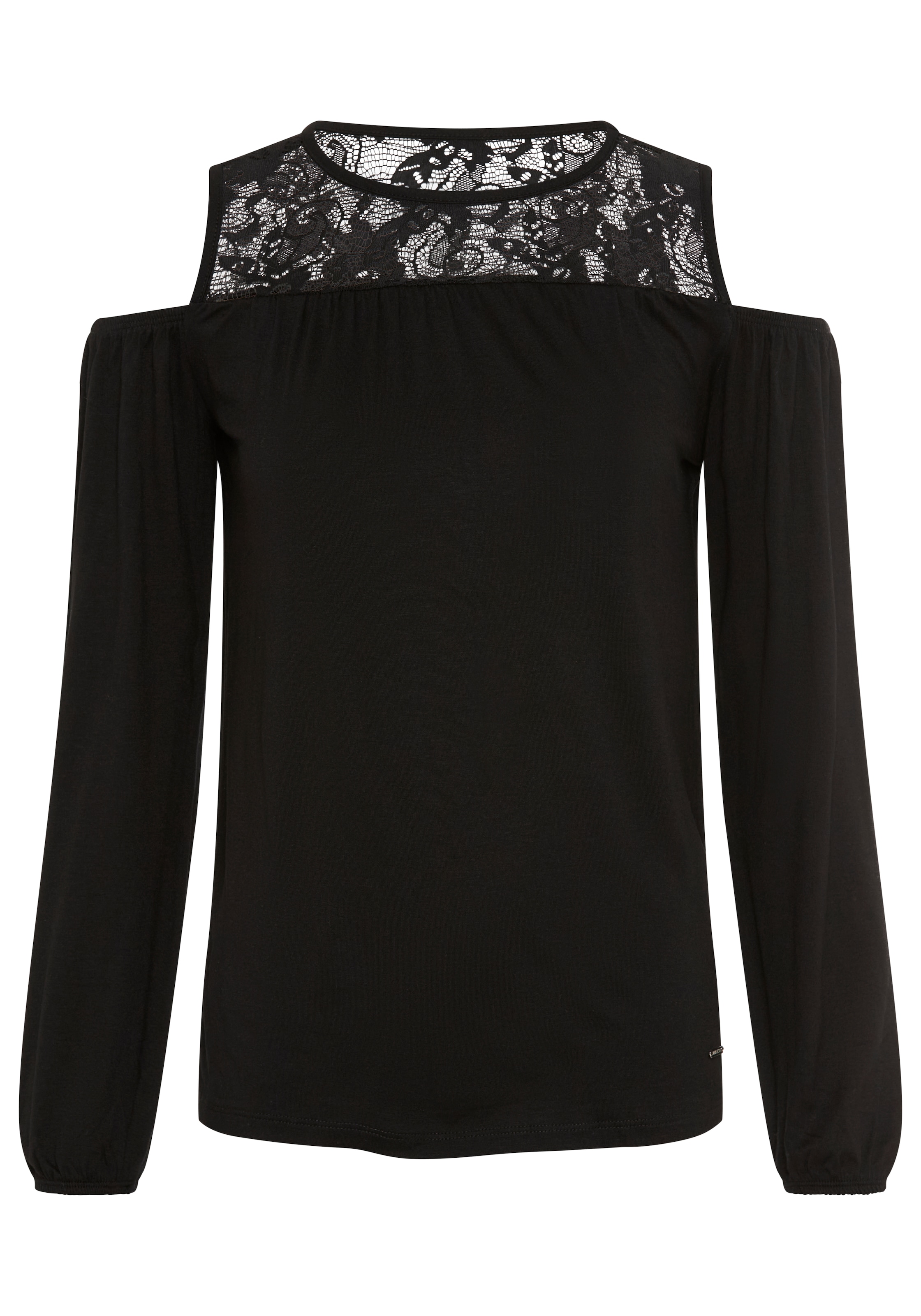 Laura Scott Langarmshirt lässig geschnitten, Langarm, femininer Stil