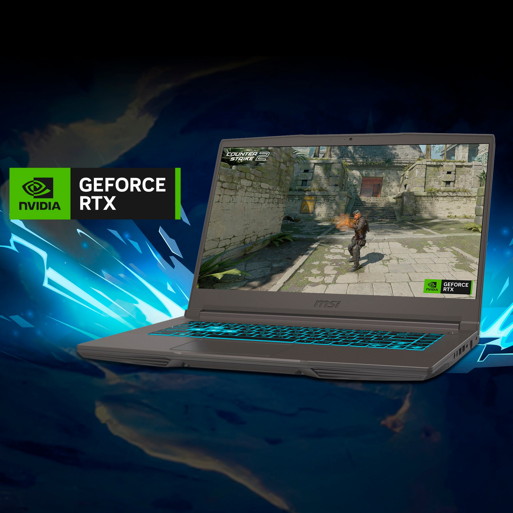 MSI Gaming-Notebook »Thin 15 B13UC-3040«, 39,6 cm, / 15,6 Zoll, Intel, Core i5, GeForce RTX 3050, 512 GB SSD