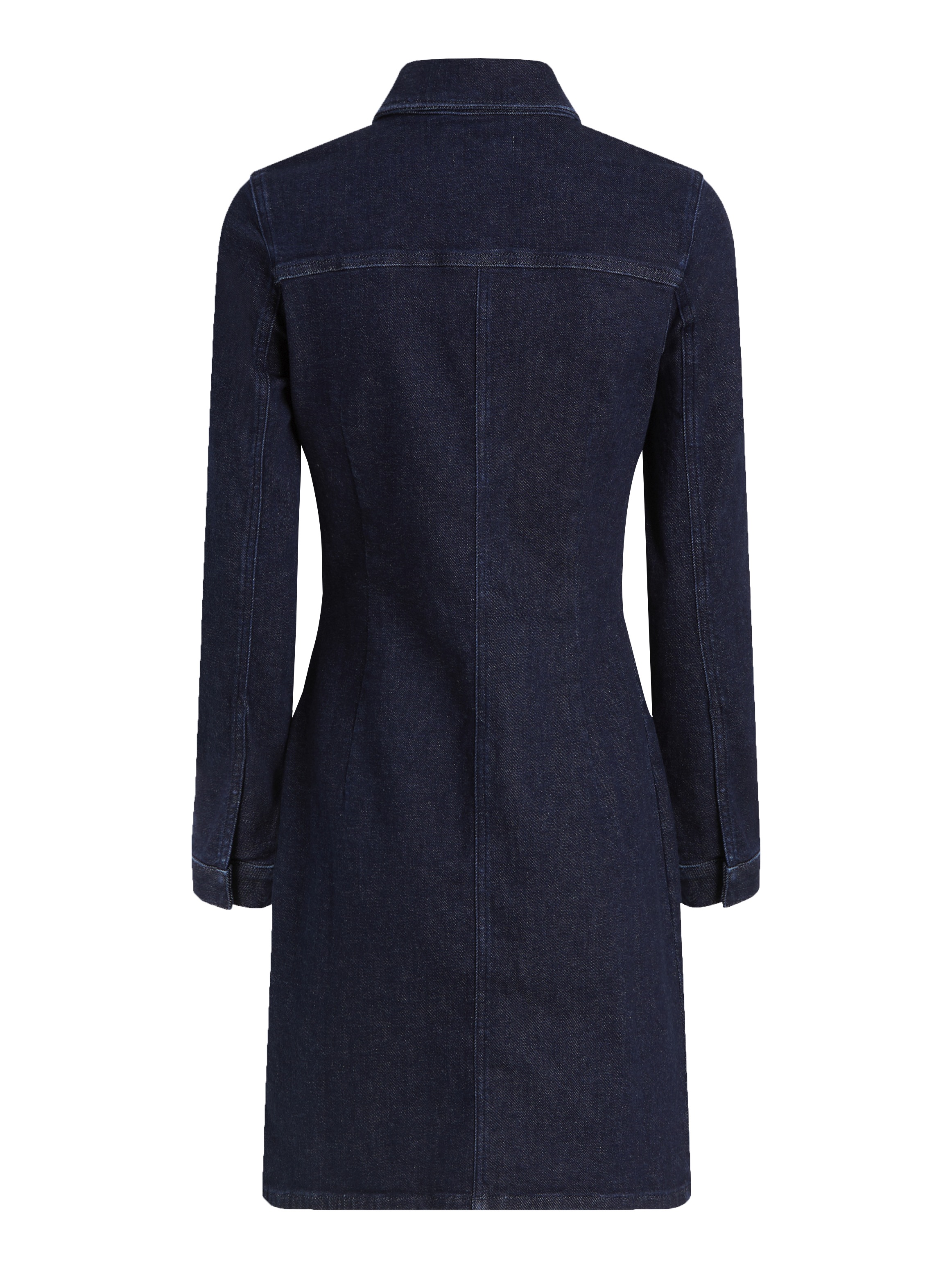 Calvin Klein Jeans Jeanskleid »DARTED LEAN SHIRT DENIM DRESS«, mit Logostickerei