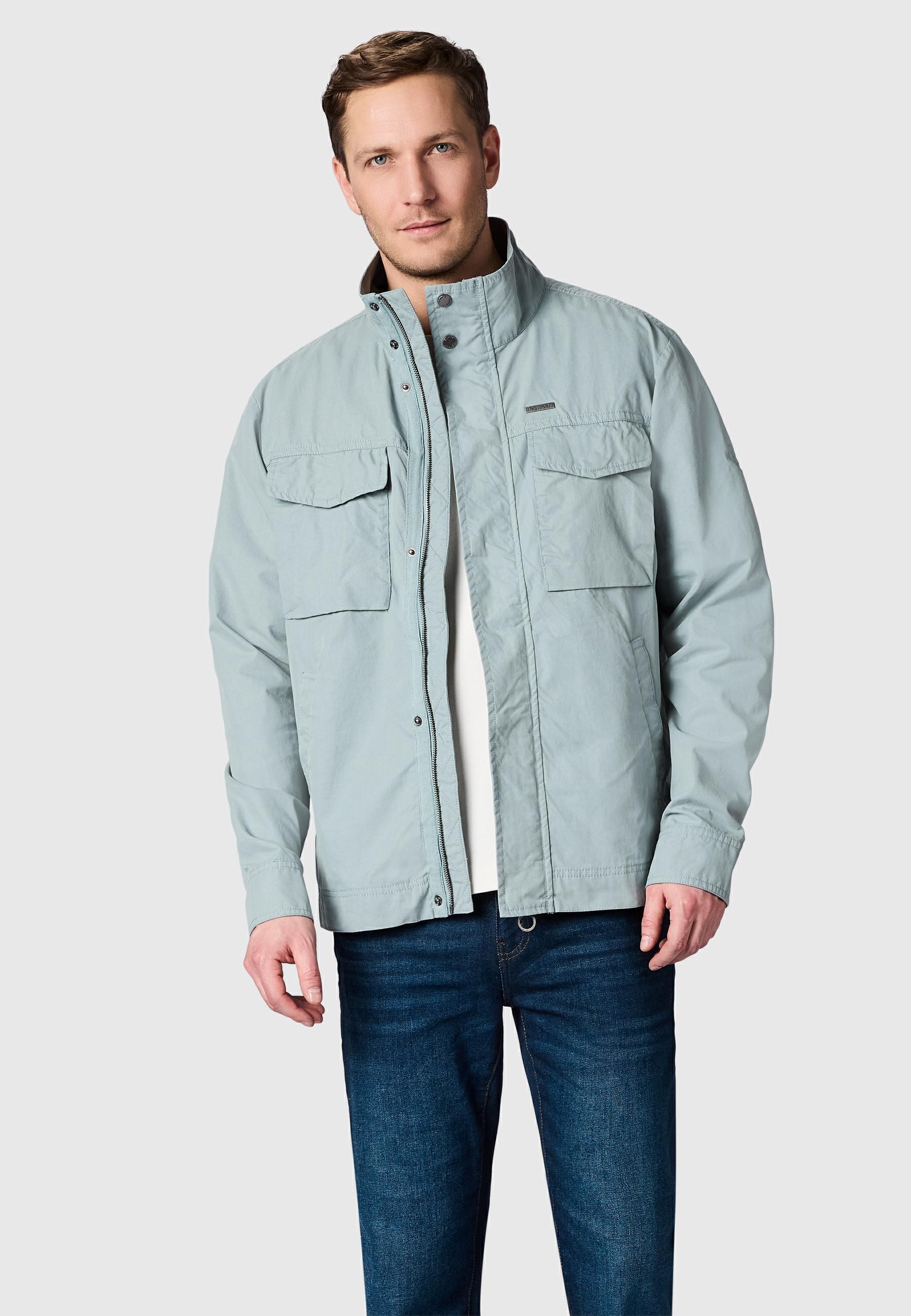 Ragwear Outdoorjacke »Anorak Murpho« ohne Kapuze Leichte Übergangsjacke mit Brusttaschen