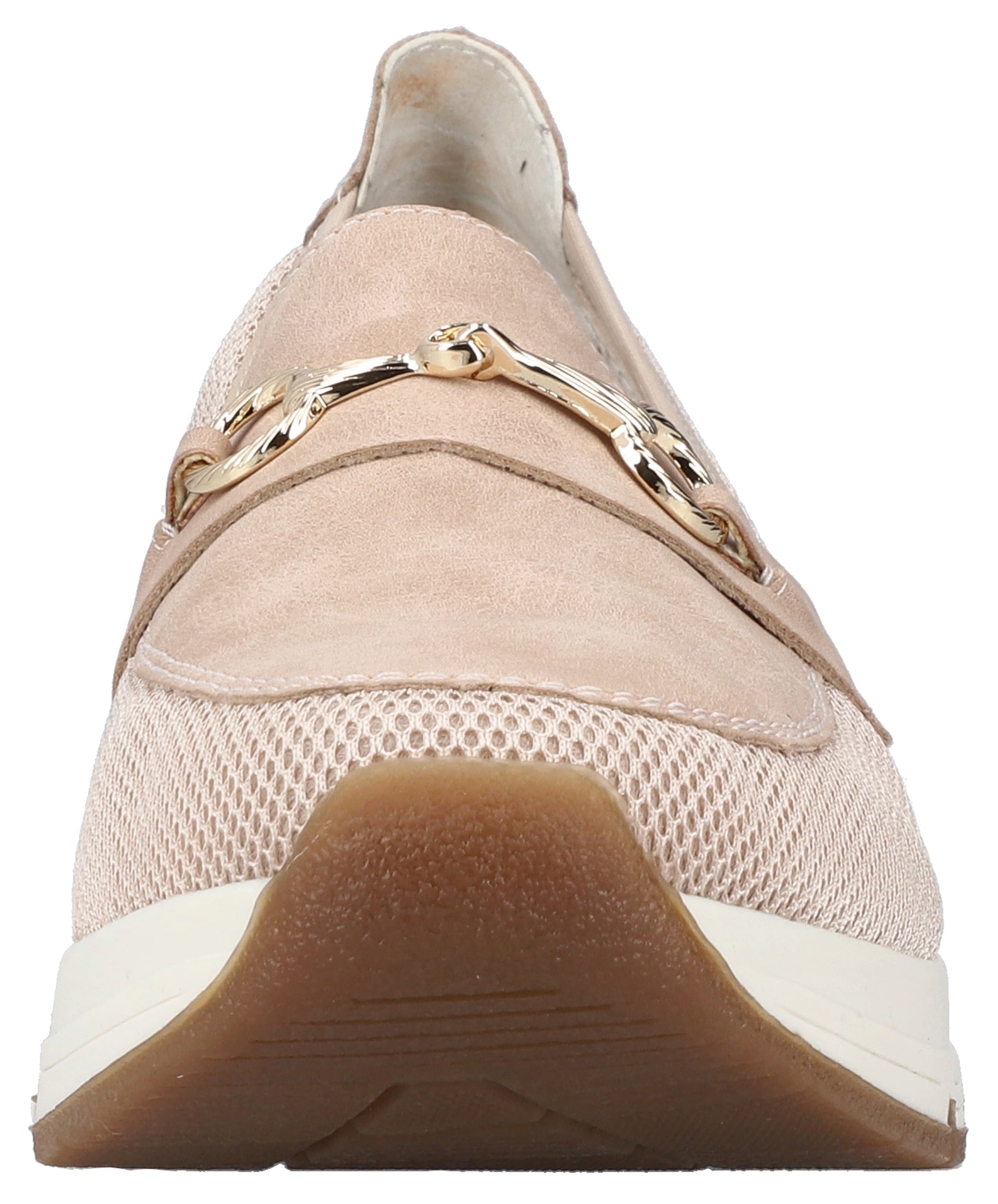Rieker Slip-On Sneaker »Slipper vegan«, Slipper, Freizeitschuh mit eleganter Zierspange
