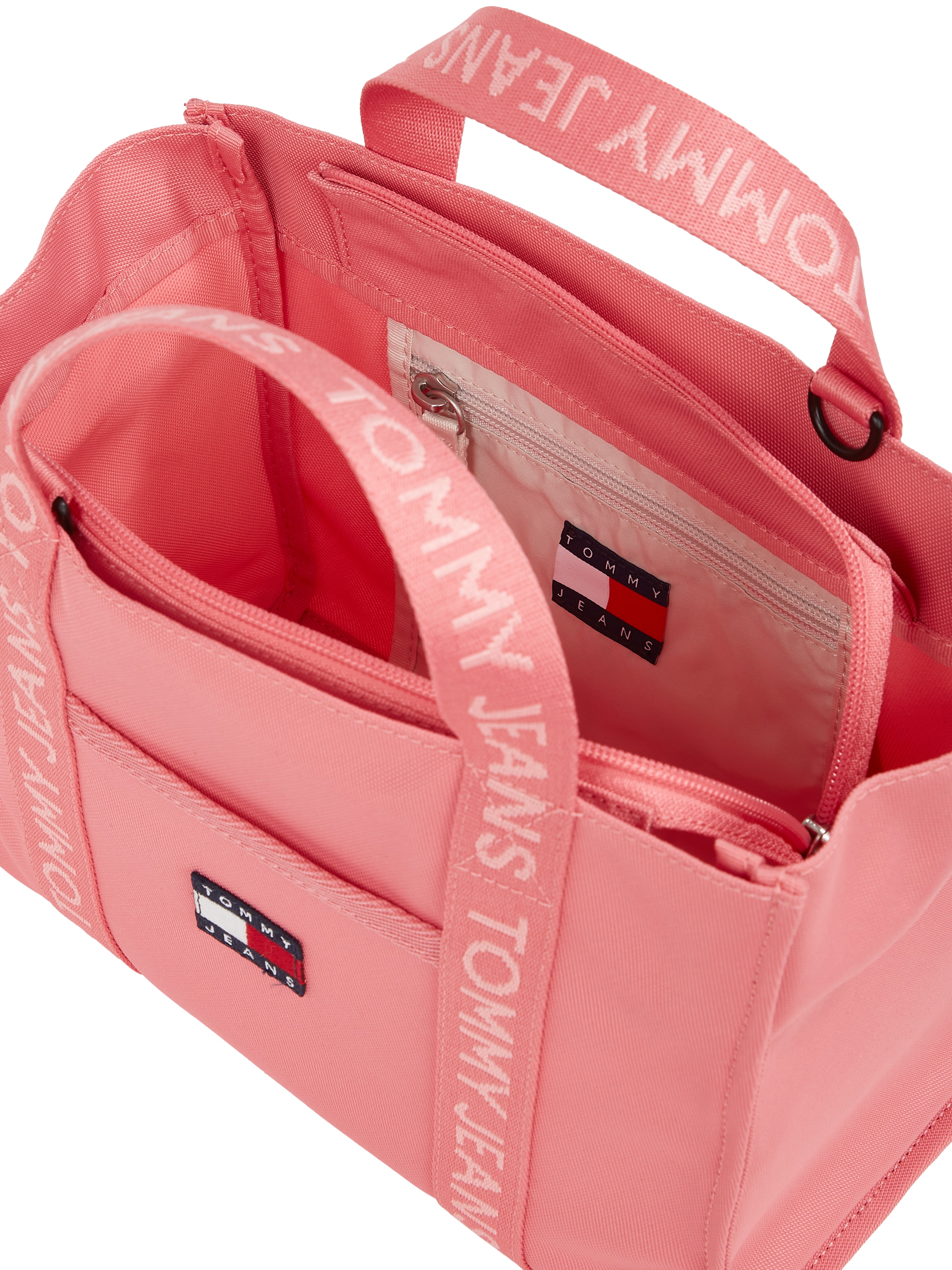 Tommy Jeans Shopper »TJW ESS DAILY MINI TOTE«, Damen Henkeltaschuhe Schultertasche, Shopper, Umhängetasche mit Logo