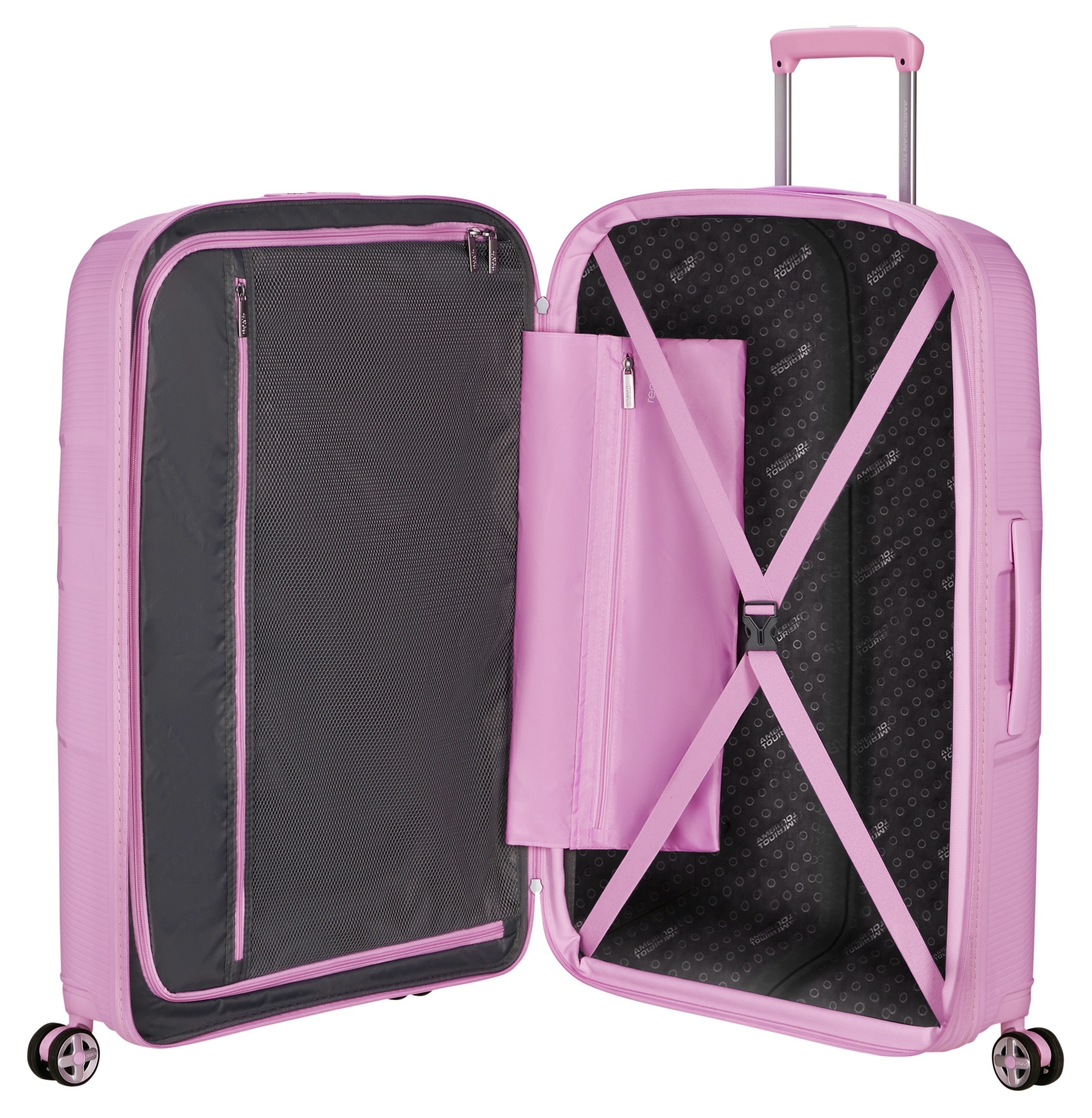 American Tourister® Hartschalen-Trolley »STARVIBE, in verschiedenen Farben und Größen«, 4 Rollen, Handgepäck-Koffer Reisegepäck Koffer TSA-Zahlenschloss
