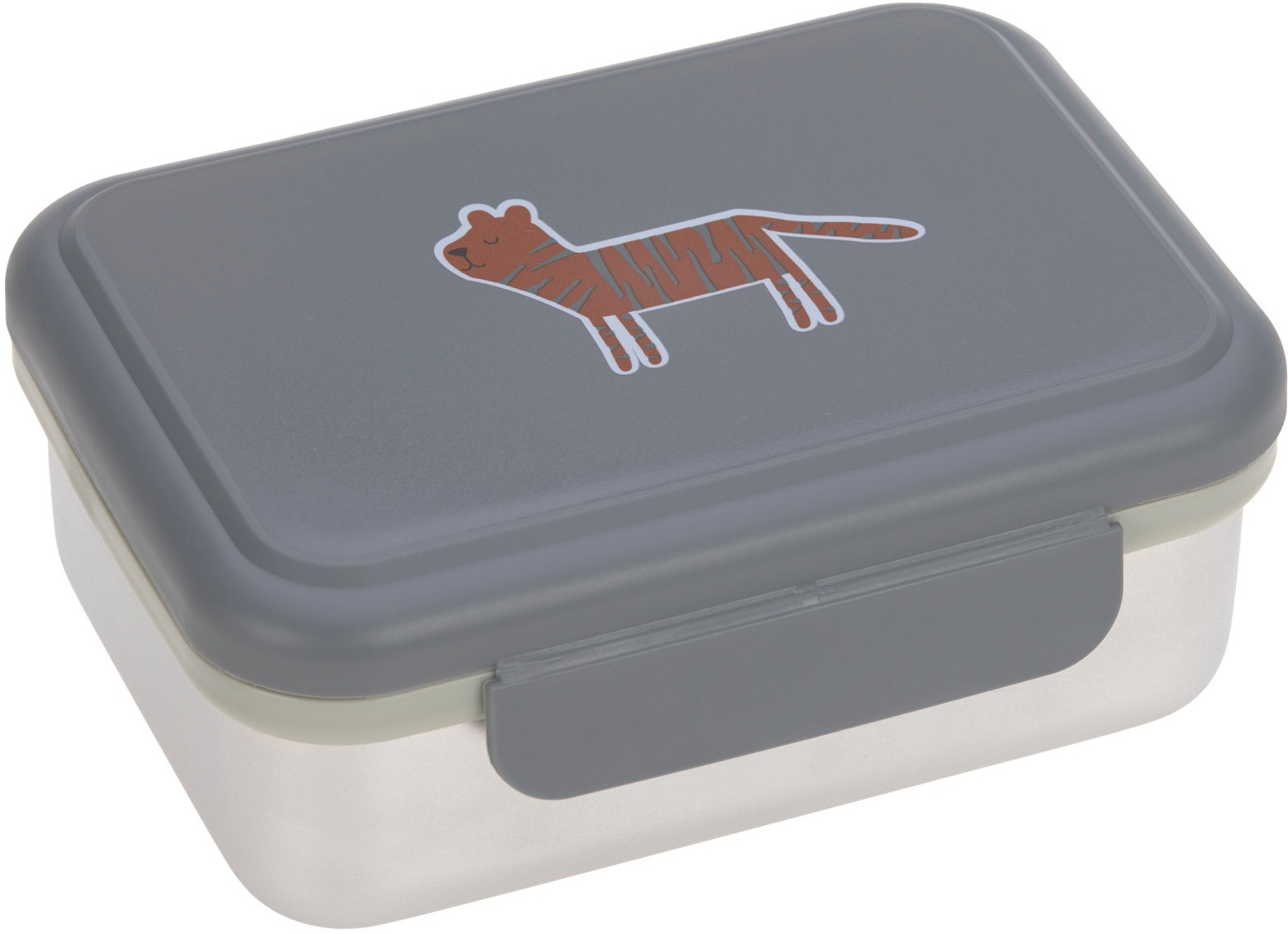 Lunchbox »Safari, Tiger, Grey«, (1 tlg.)