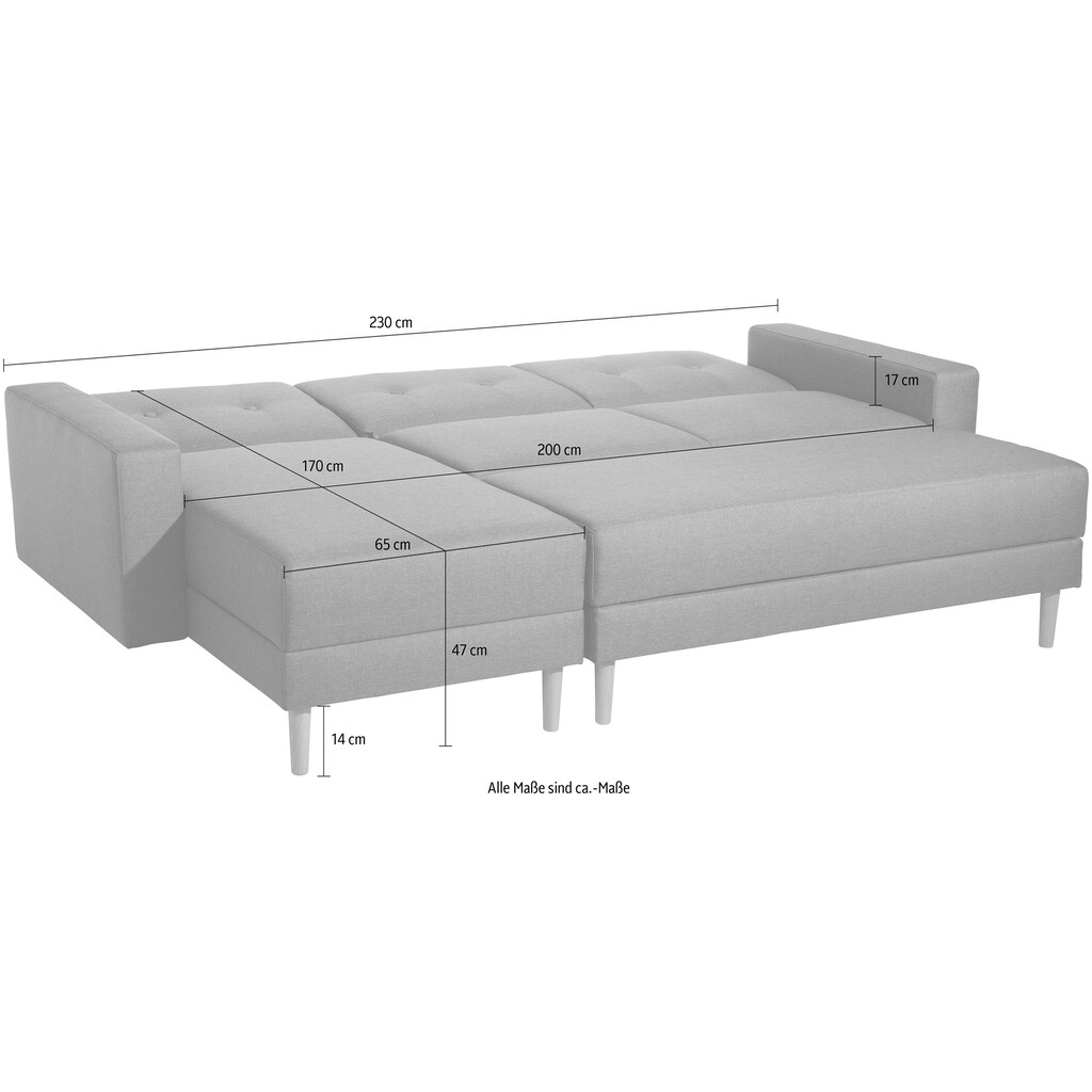 Max Winzer® Ecksofa »Just Chill«