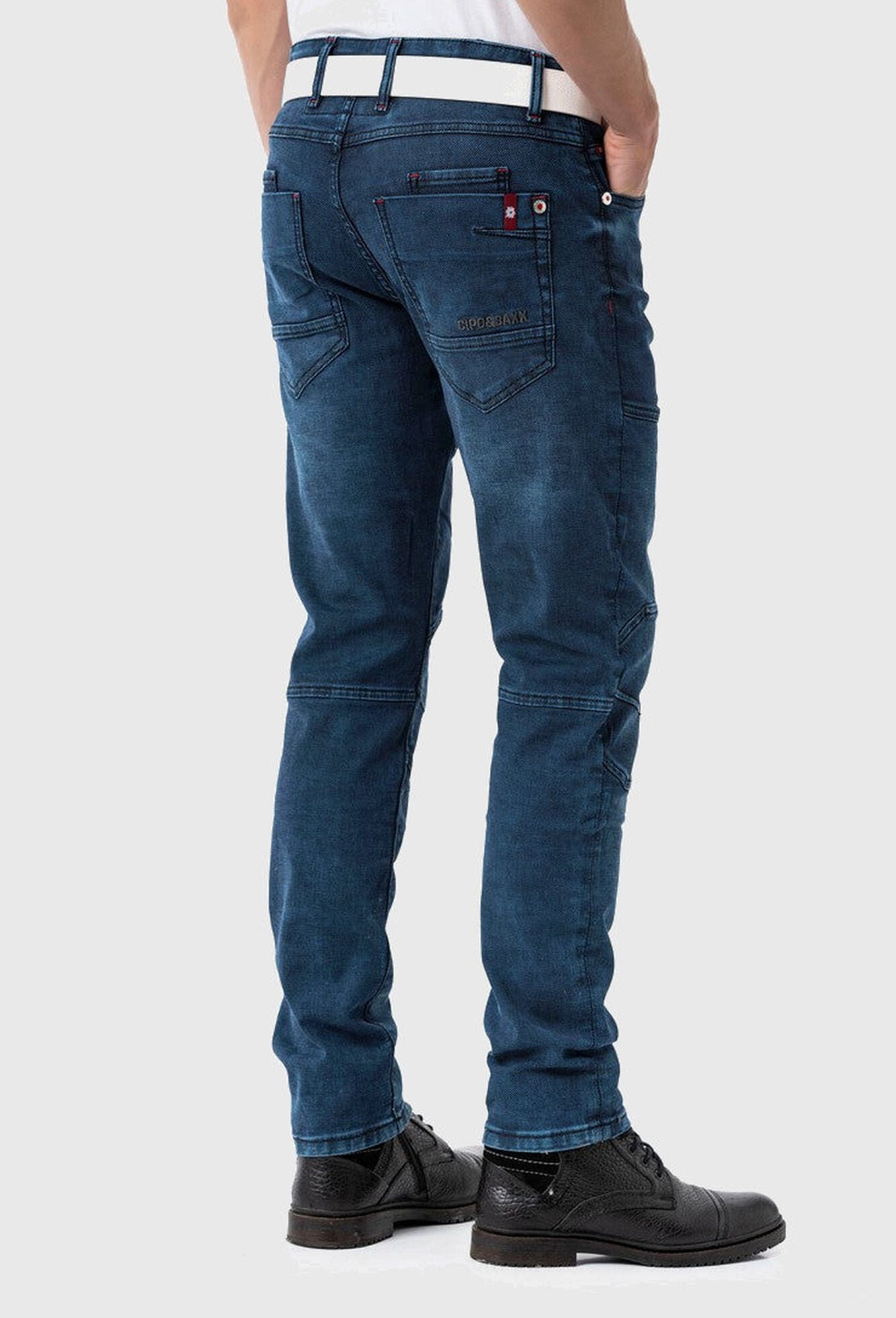 Cipo & Baxx Slim-fit-Jeans »Cipo & Baxx Jeans« im washed Look