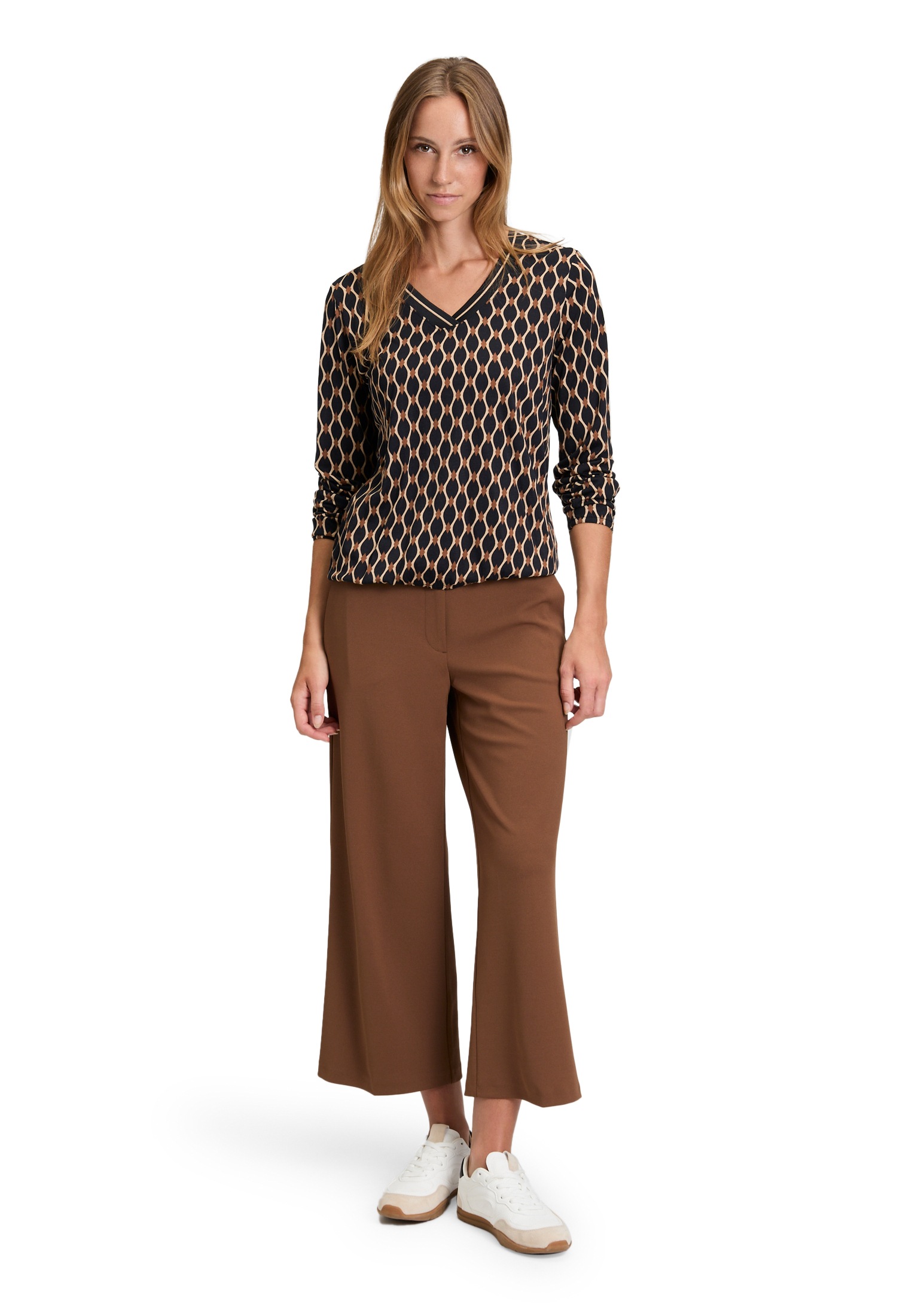 Betty Barclay Langarmshirt »Blusenshirt mit V-Ausschnitt«