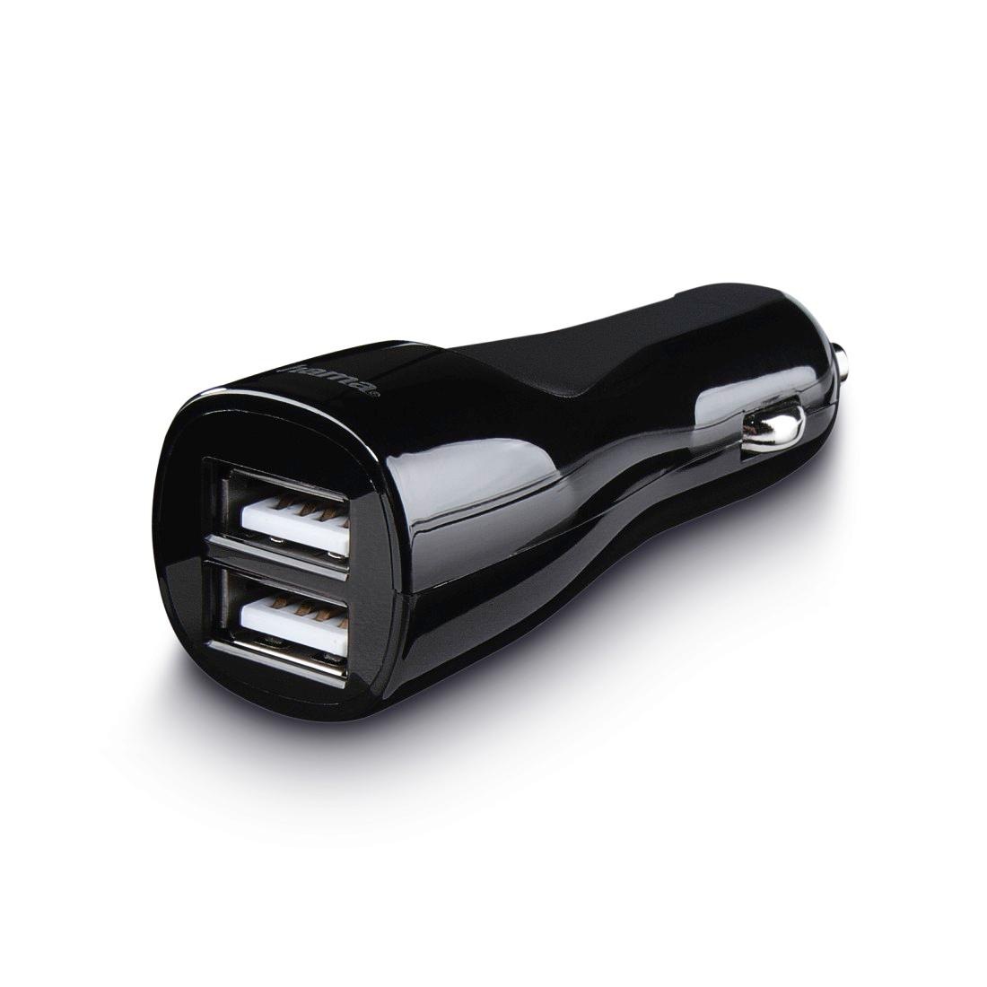 Hama USB-Ladegerät »Hama 2-fach-USB-KFZ-Ladeadapter Auto-Detect für Tablets  5 V/4,8 A« ➥ 3 Jahre XXL Garantie