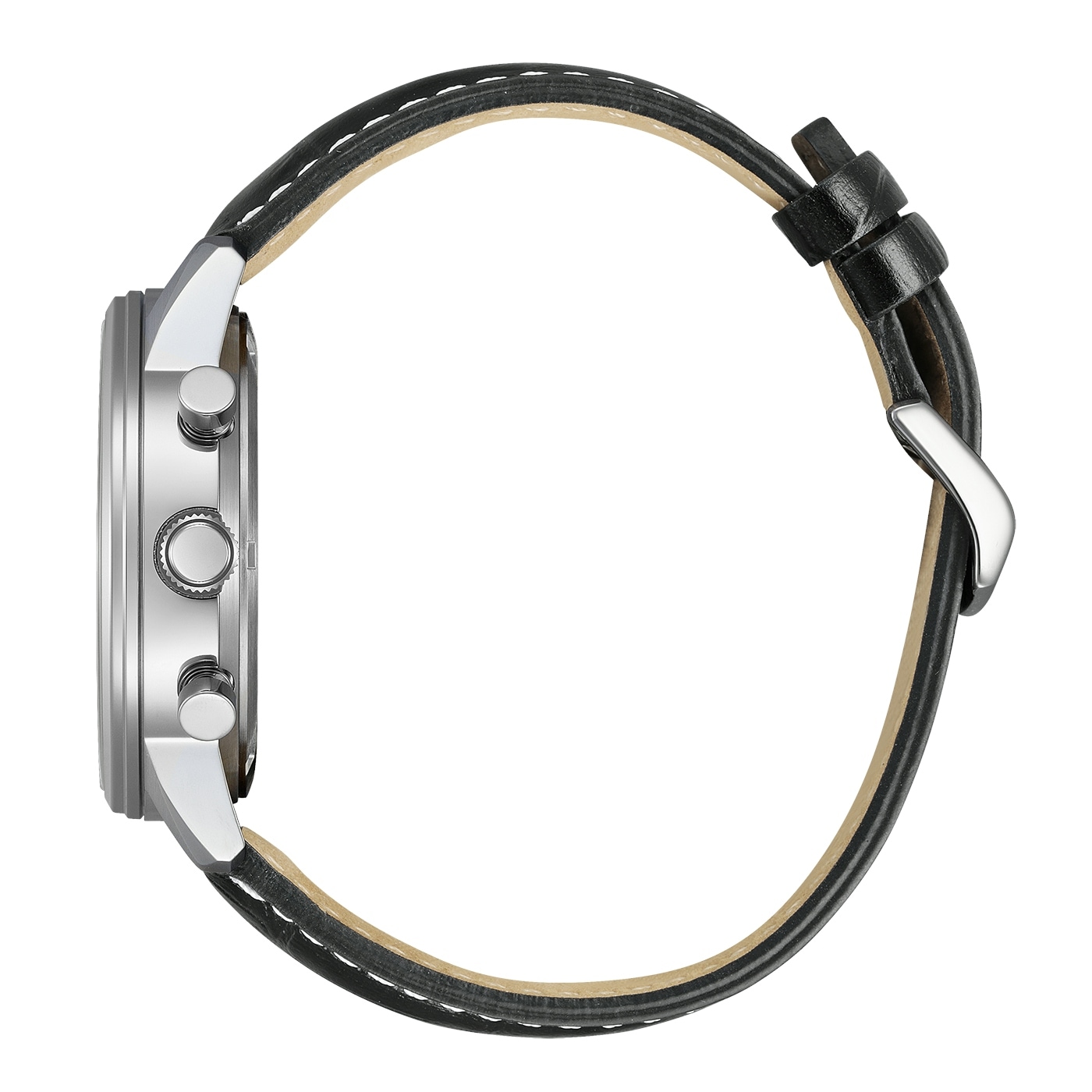 Citizen Chronograph »Classic Chrono« Armbanduhr, Solar, Herrenuhr, Lederarmband, analog, Big Date