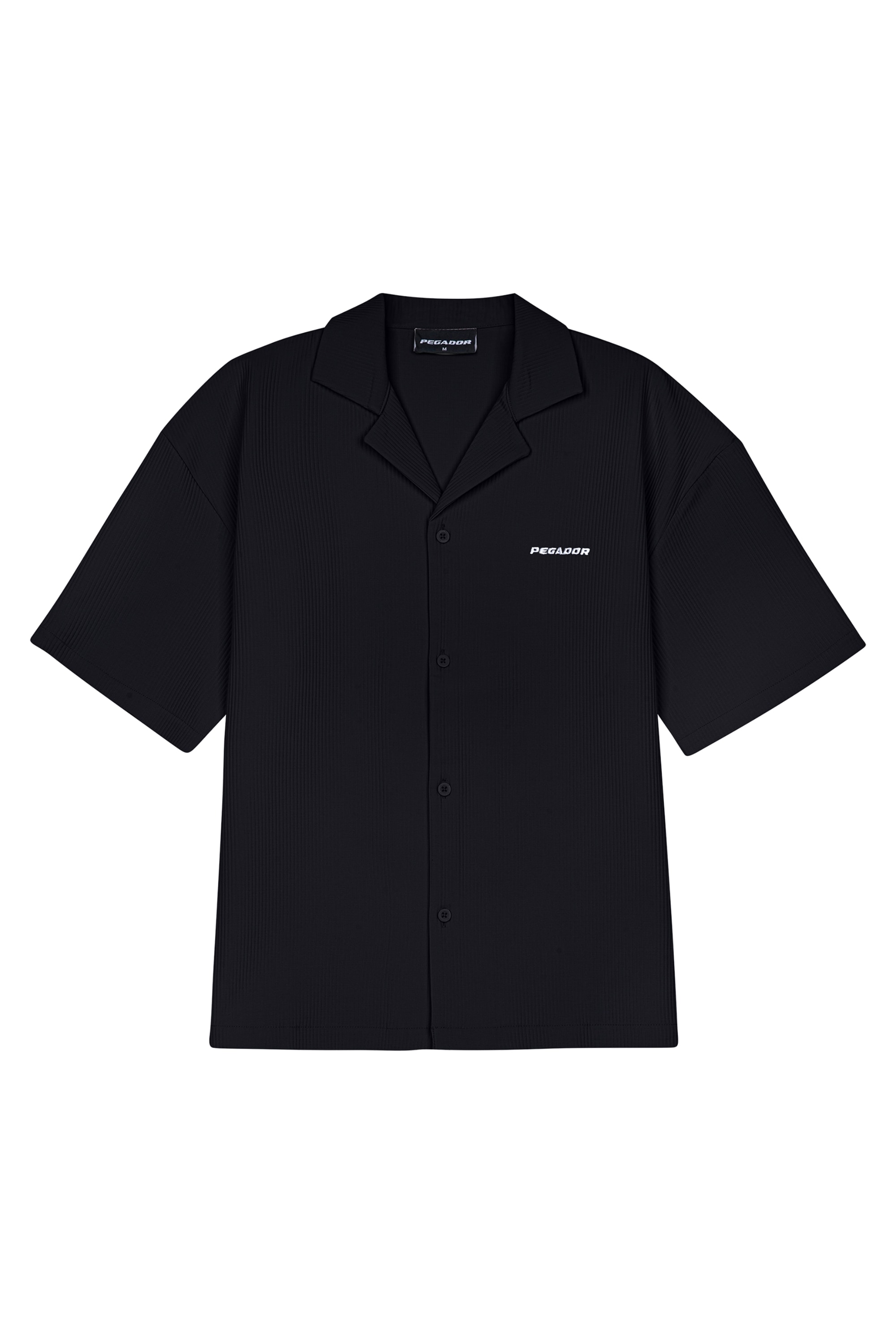PEGADOR Kurzarmhemd »TROY PLISSEE SUMMER SHIRT« Baumwollmischung, regular fit