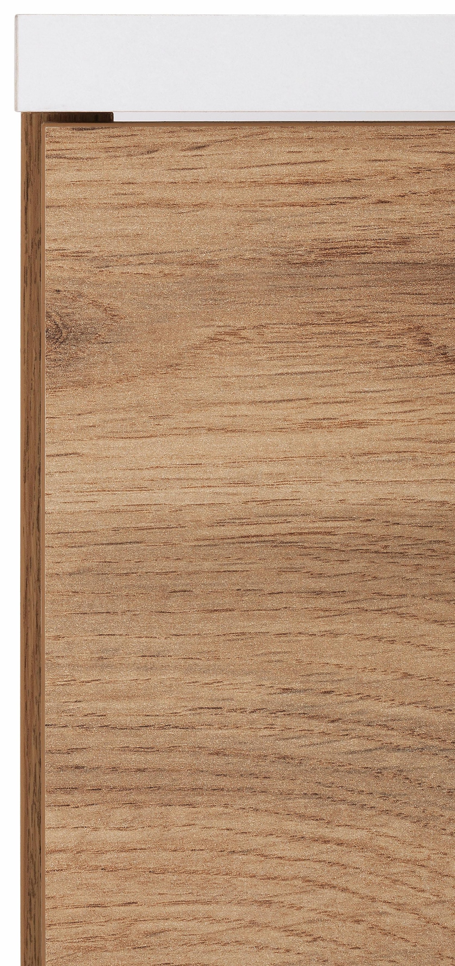 welltime Waschbeckenunterschrank »Emmi, Breite 59 cm«, Siphonausschnitt, Metallbeschläge