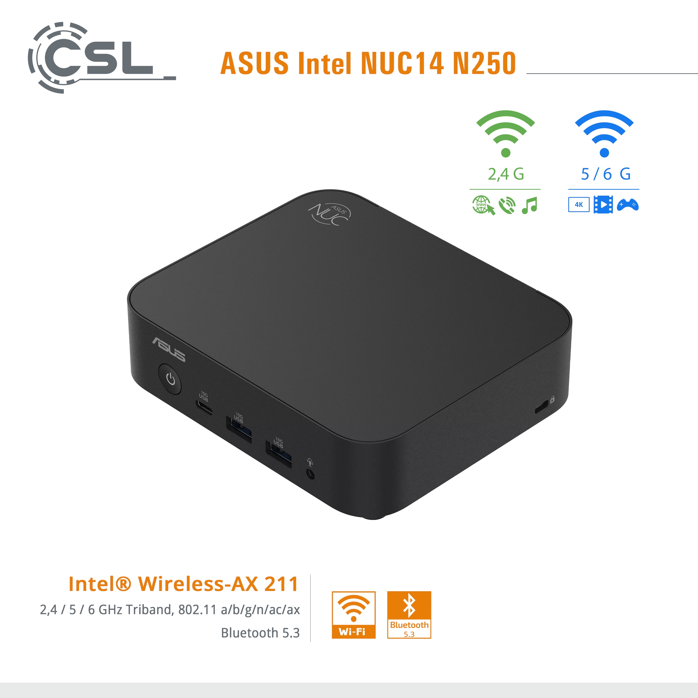 CSL PC »ASUS NUC14 N250«