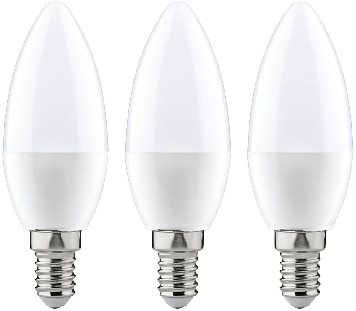 LED-Leuchtmittel »Kerze 4W E14 230V Warmweiß 3er-Pack«, E14, 3 St., Warmweiß, 2700 Kelvin