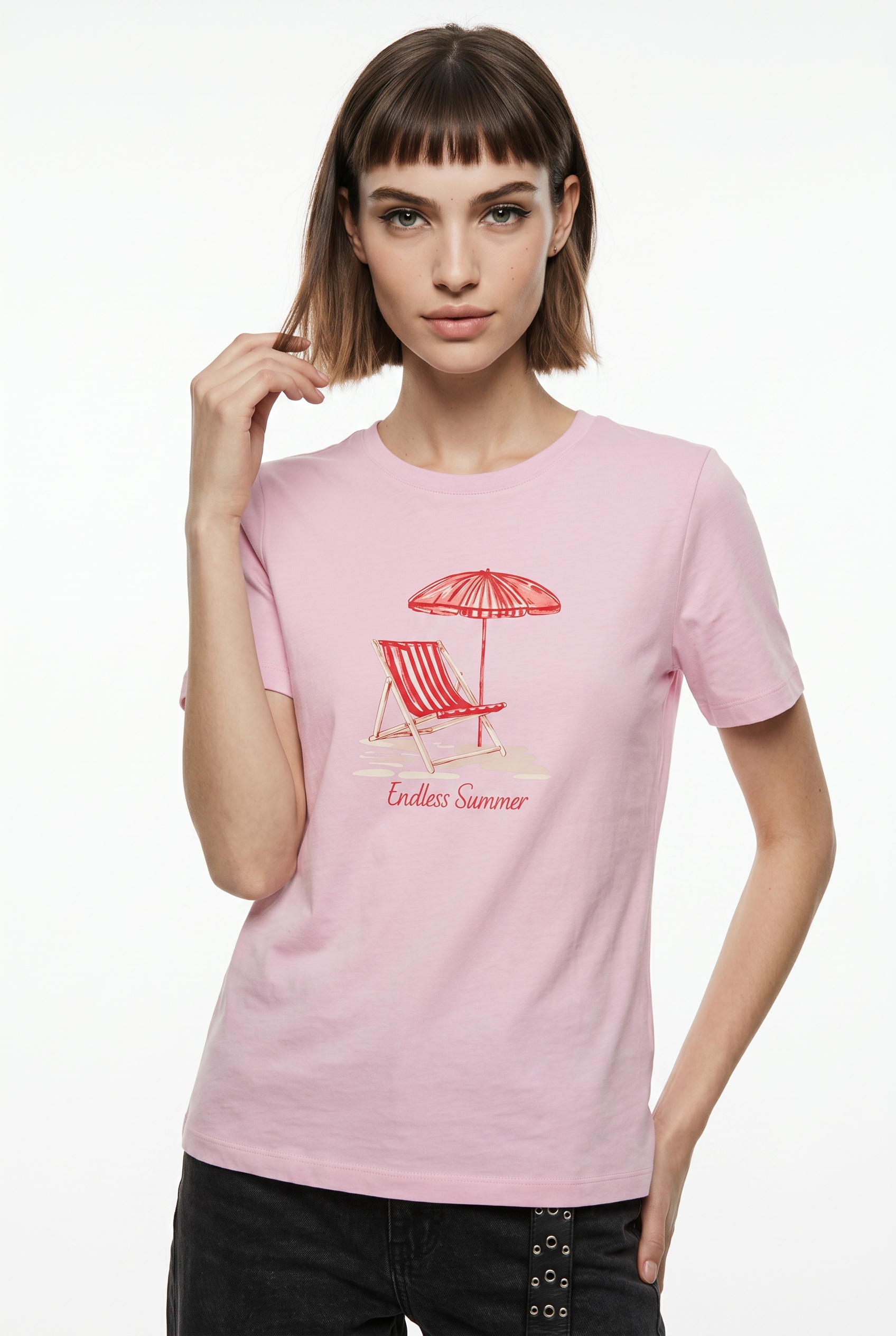Vero Moda Kurzarmshirt »VMSIANE SS TOP BOX JRS« Baumwolle, regular fit