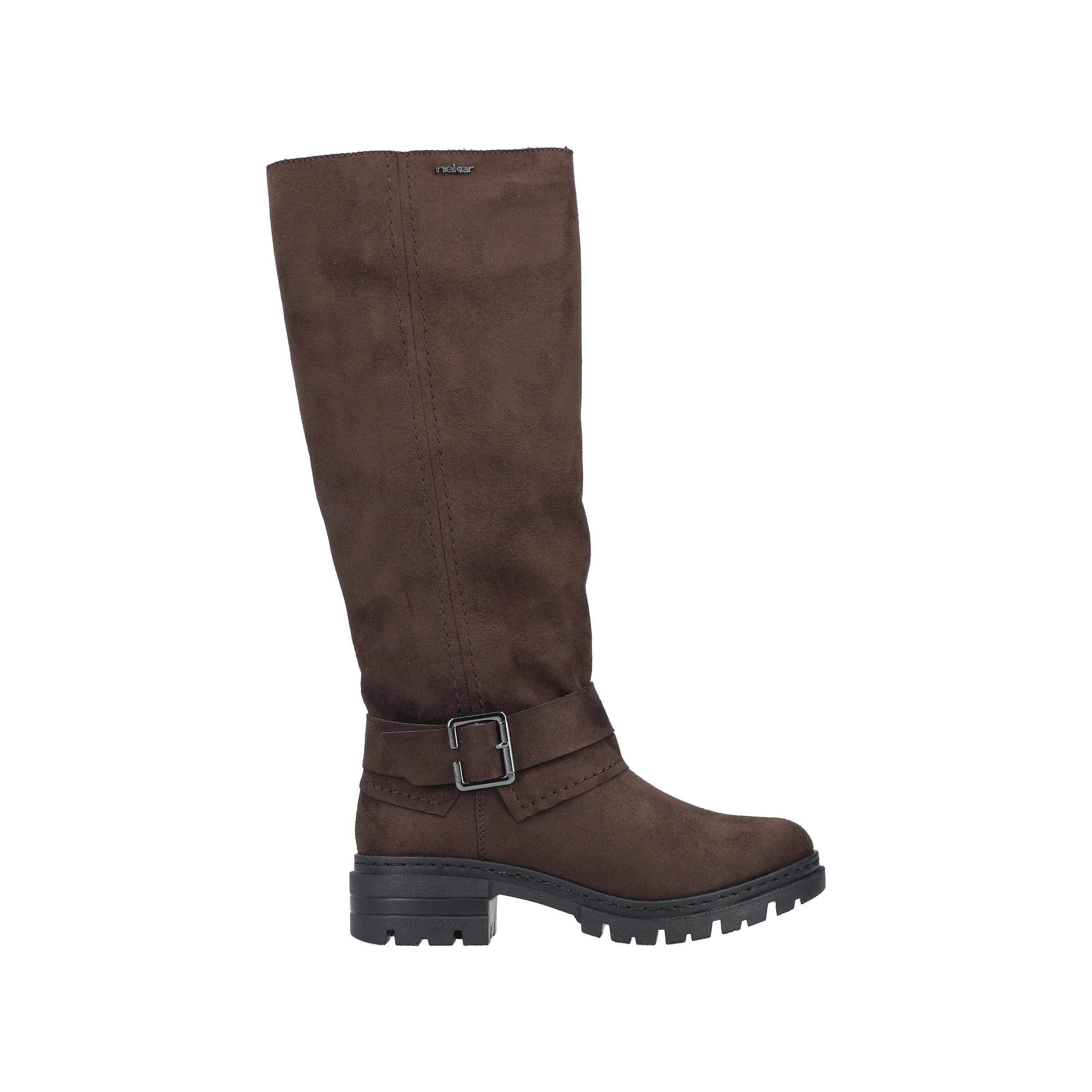 Rieker Winterstiefel  Langschaftstiefel, Blockabsatz, mit Innenreißverschluss