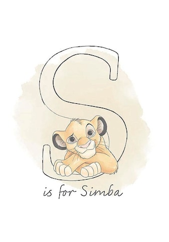 Poster »S like Simba«, Disney, (1 St.)