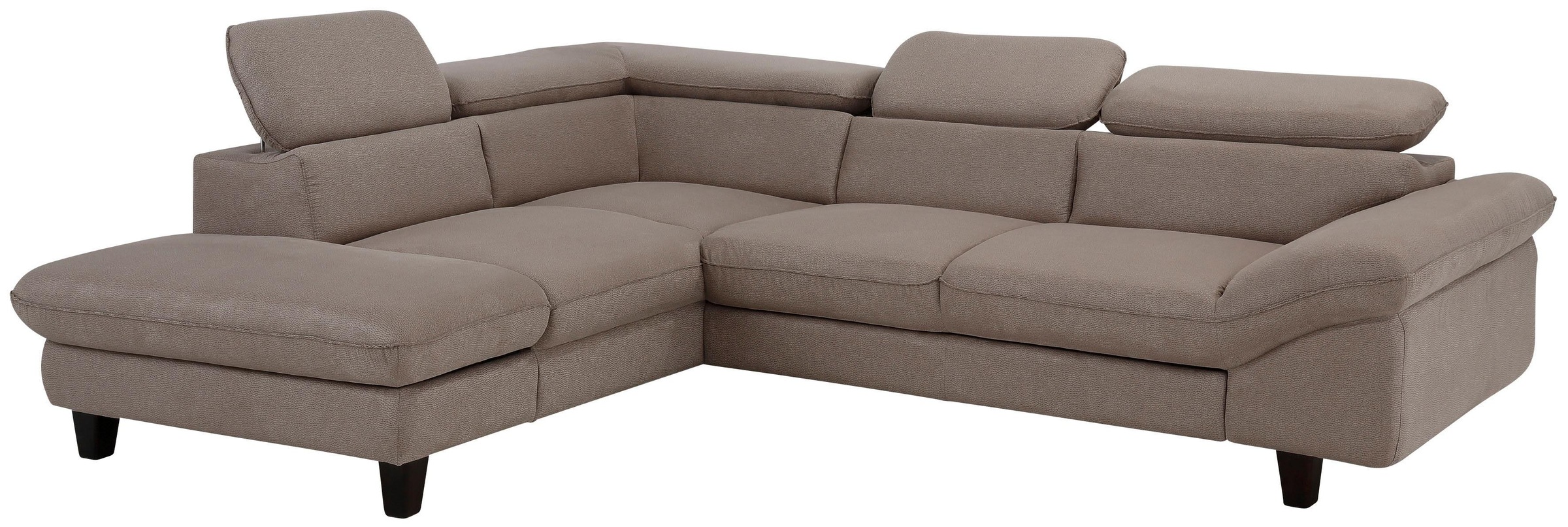 Home affaire Ecksofa »Pilot L-Form«, mit Kopfteilverstellung, wahlweise mit Bettfunktion & Bettkasten