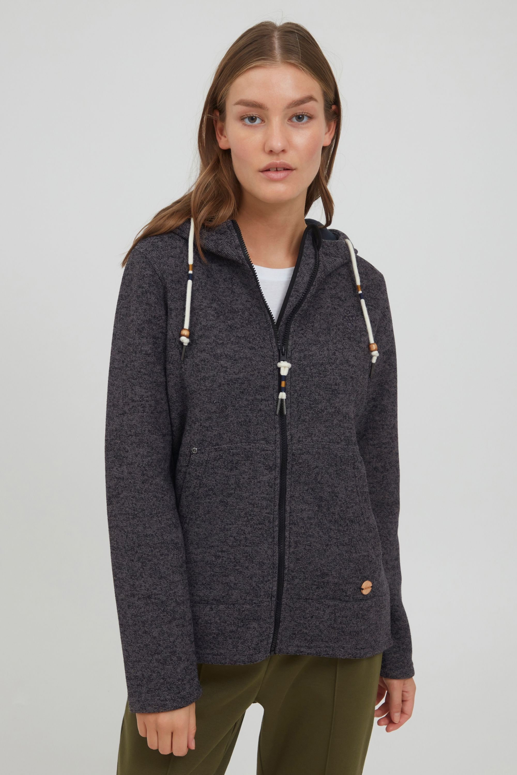 OXMO Kapuzenfleecejacke »Kapuzensweatjacke OXFia«