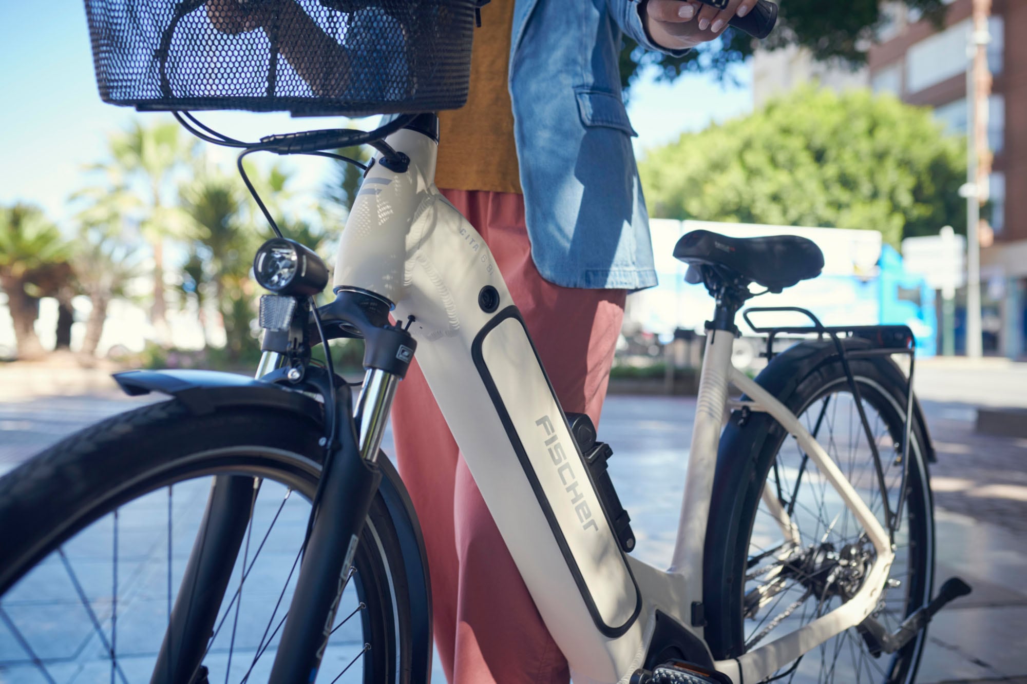 FISCHER Fahrrad »CITA 6.8I 711« 7 Gang Shimano Nexus 7 Schaltwerk Mittelmotor 250 W
