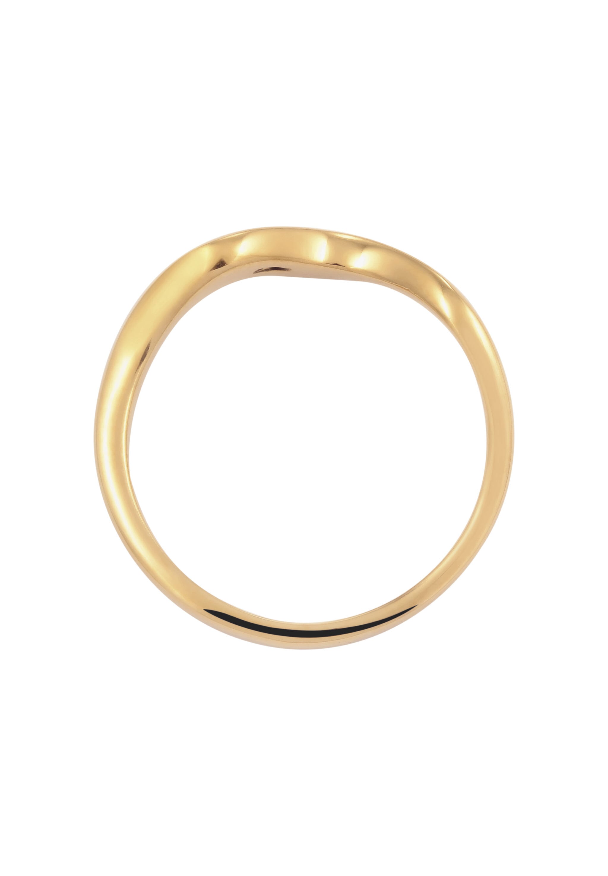 Elli Premium Silberring »Ring Organic Topas Weiß 925 Sterling Silber«