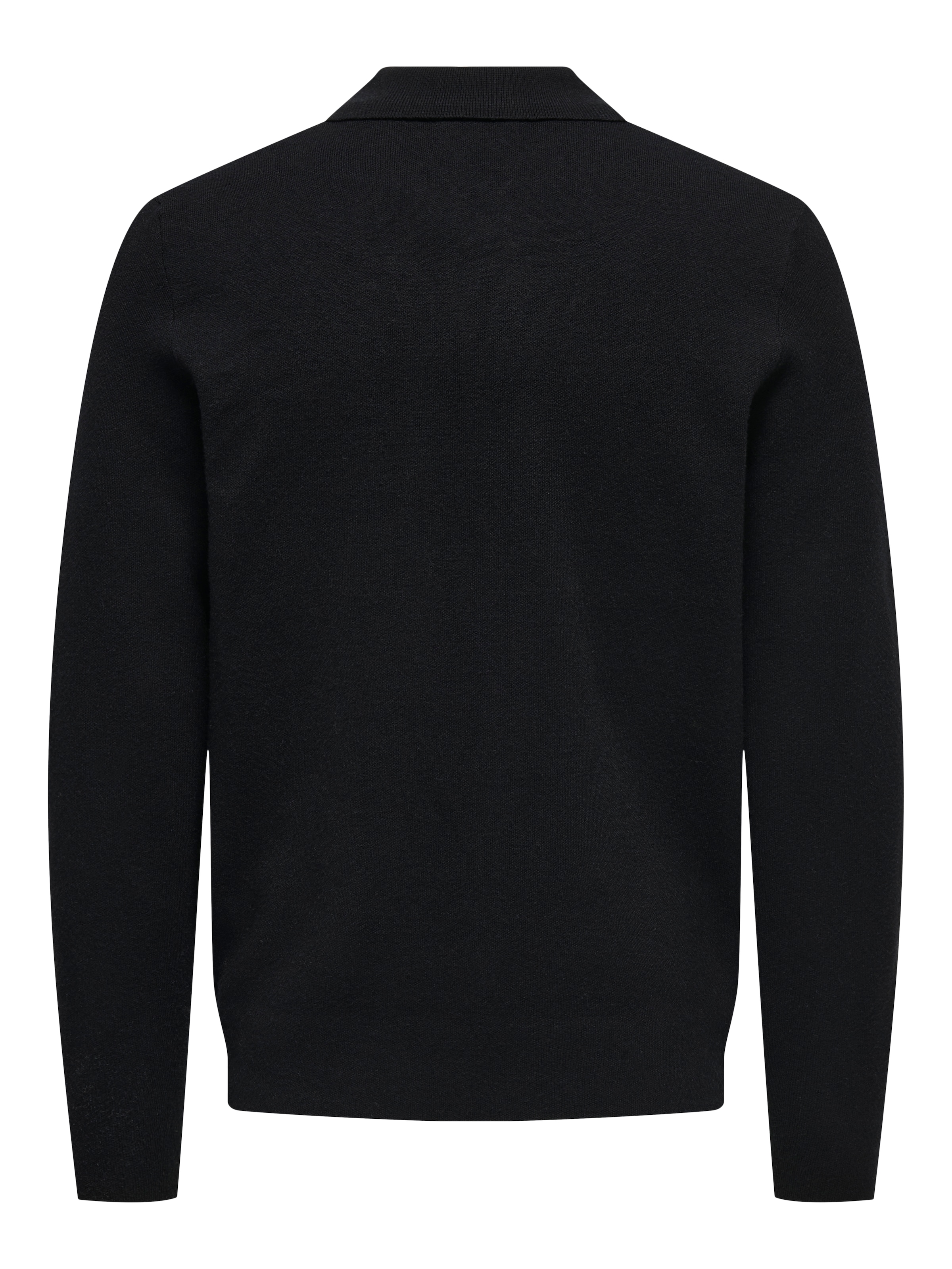 ONLY & SONS Polokragenpullover »ONSCOOPER REG LS 12 HALF ZIP POLO«