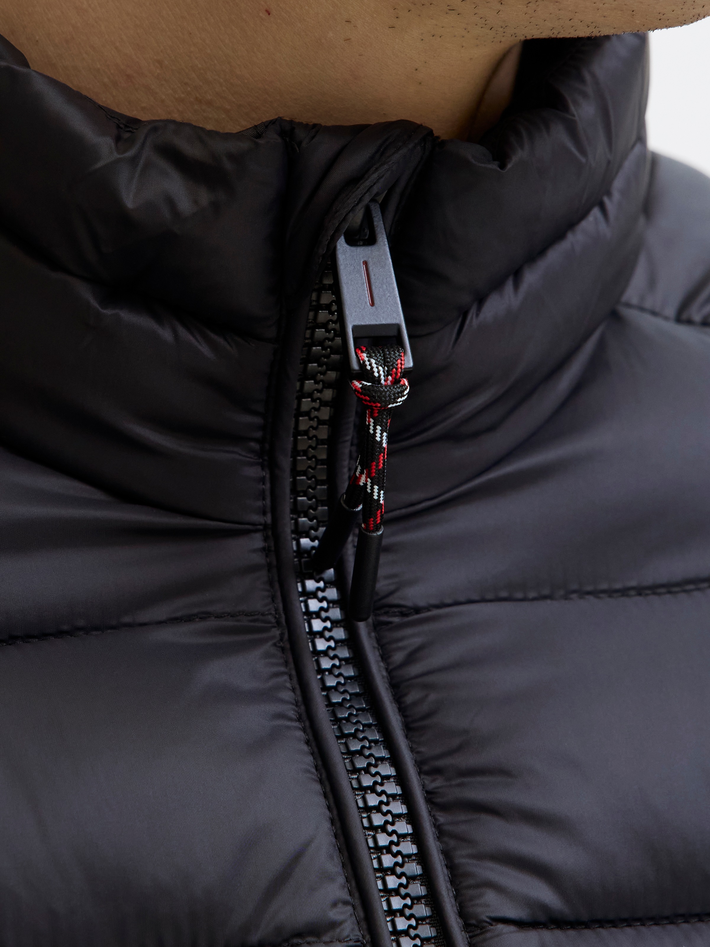 Jack & Jones Steppjacke »JJEBRADLEY LIGHT PUFFER COLLAR NOOS« ohne Kapuze